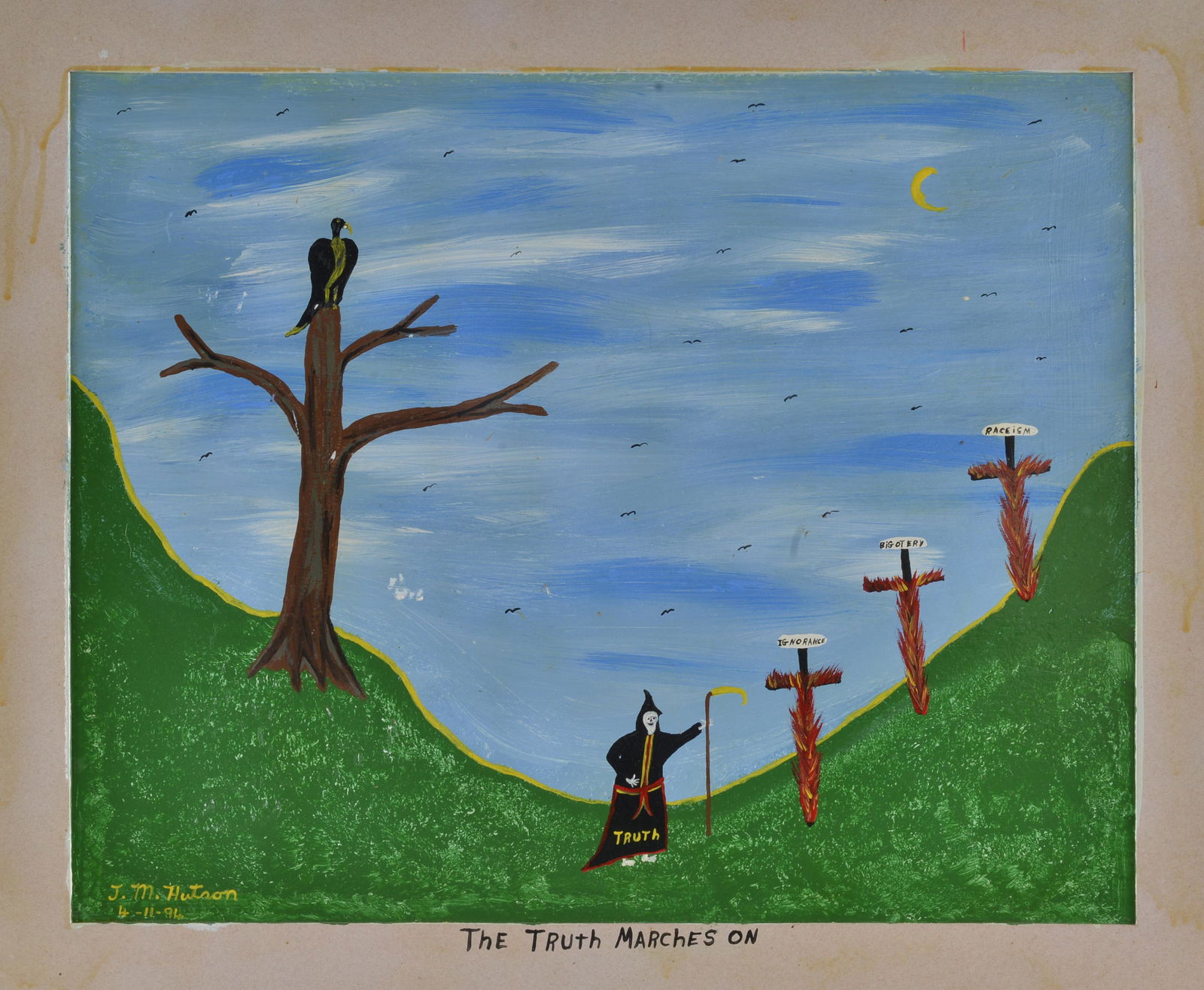 Mike Hutson Folk Art Painting (1 of 2)