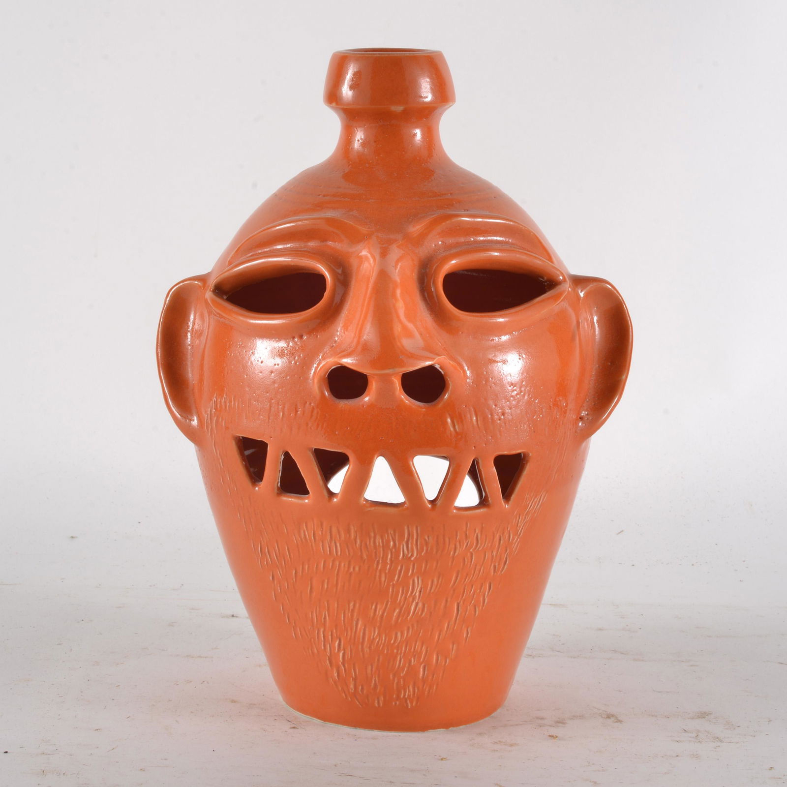 Randy Tobias Face Jug Jack-o-lantern (1 of 5)