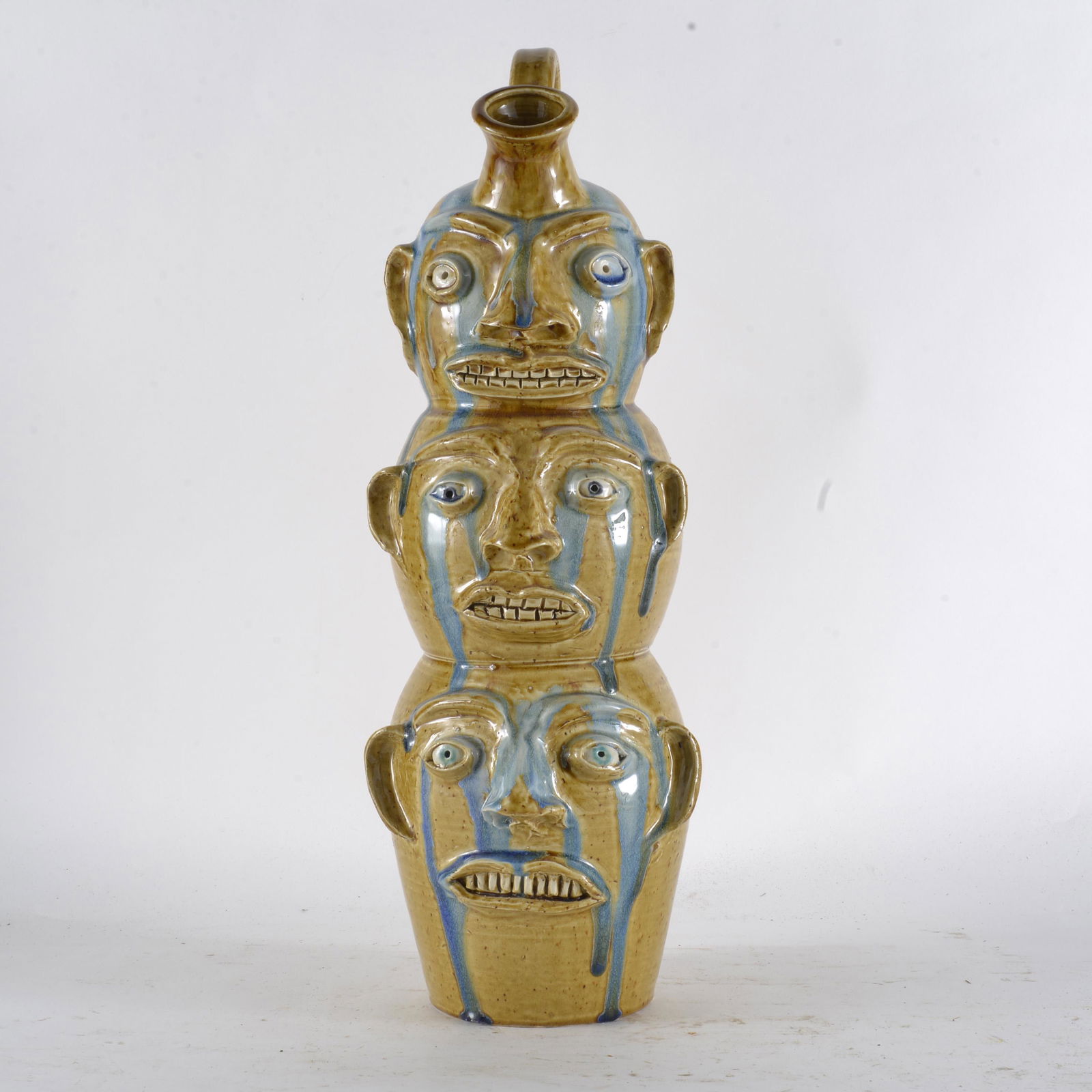 RANDY TOBIAS Face Jug Totem (1 of 5)