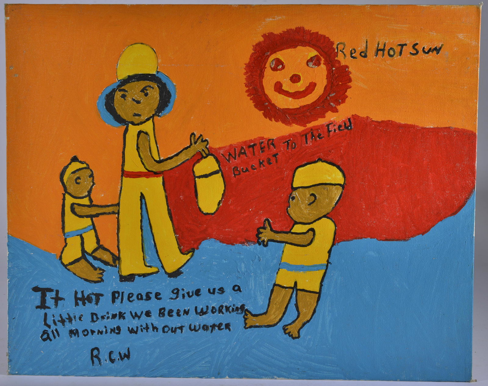 Ruby C Williams Folk Art Painting (1 of 2)