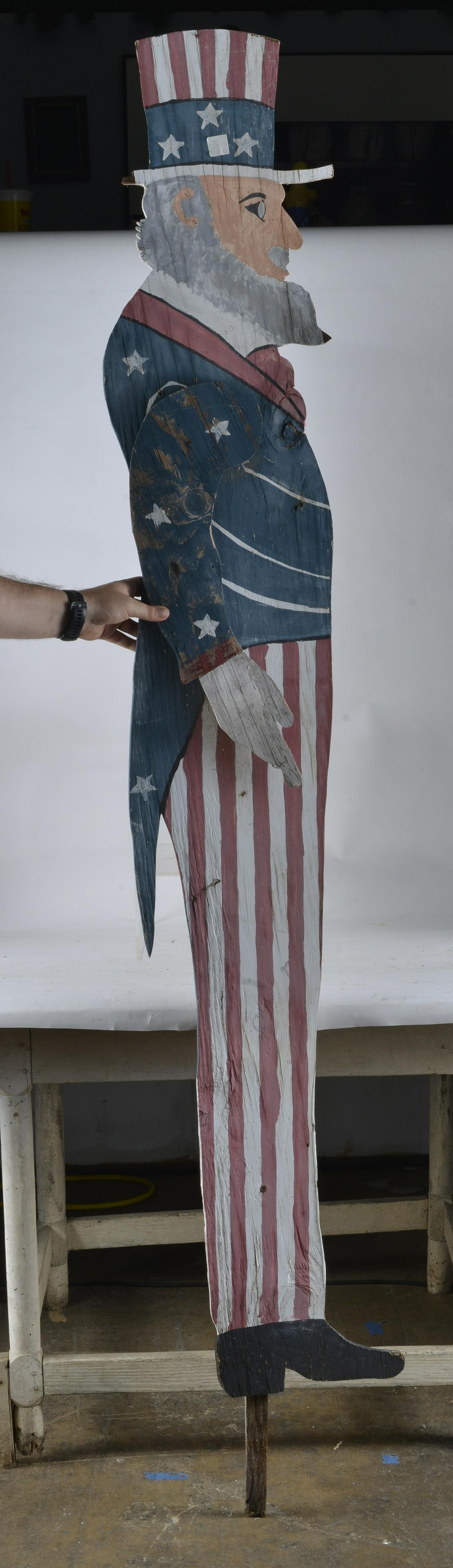 Cut out Wood Uncle Sam (1 of 3)