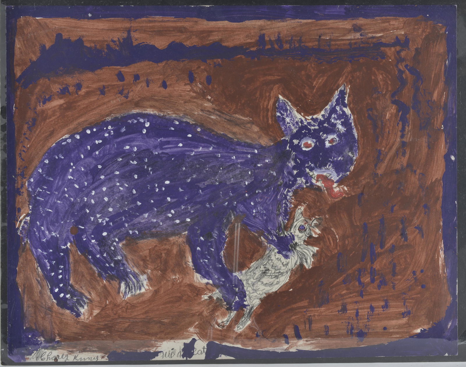 Charley Kinney Folk Art Drawing (1 of 2)