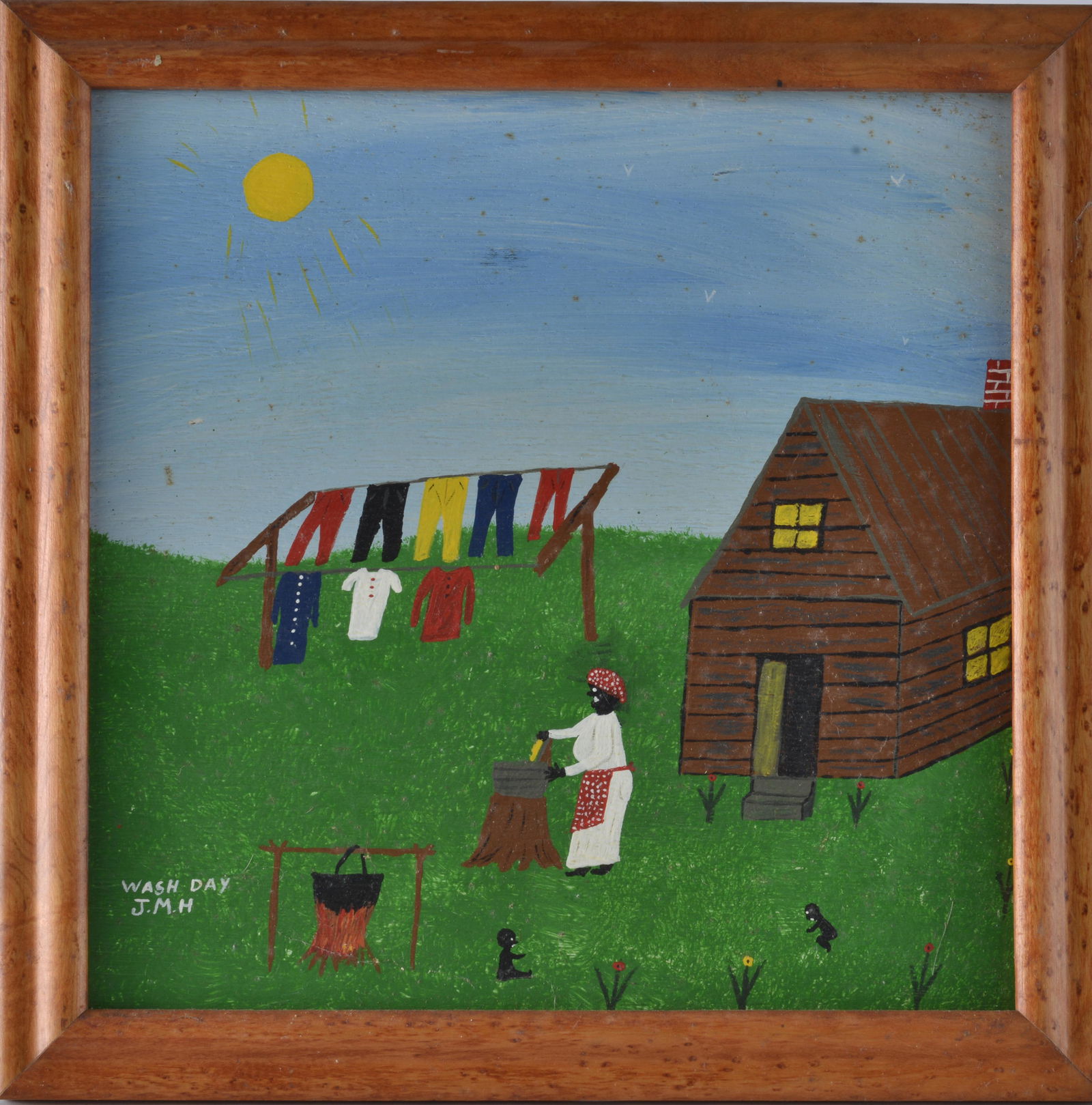 Mike Hutson Folk Art Painting (1 of 3)