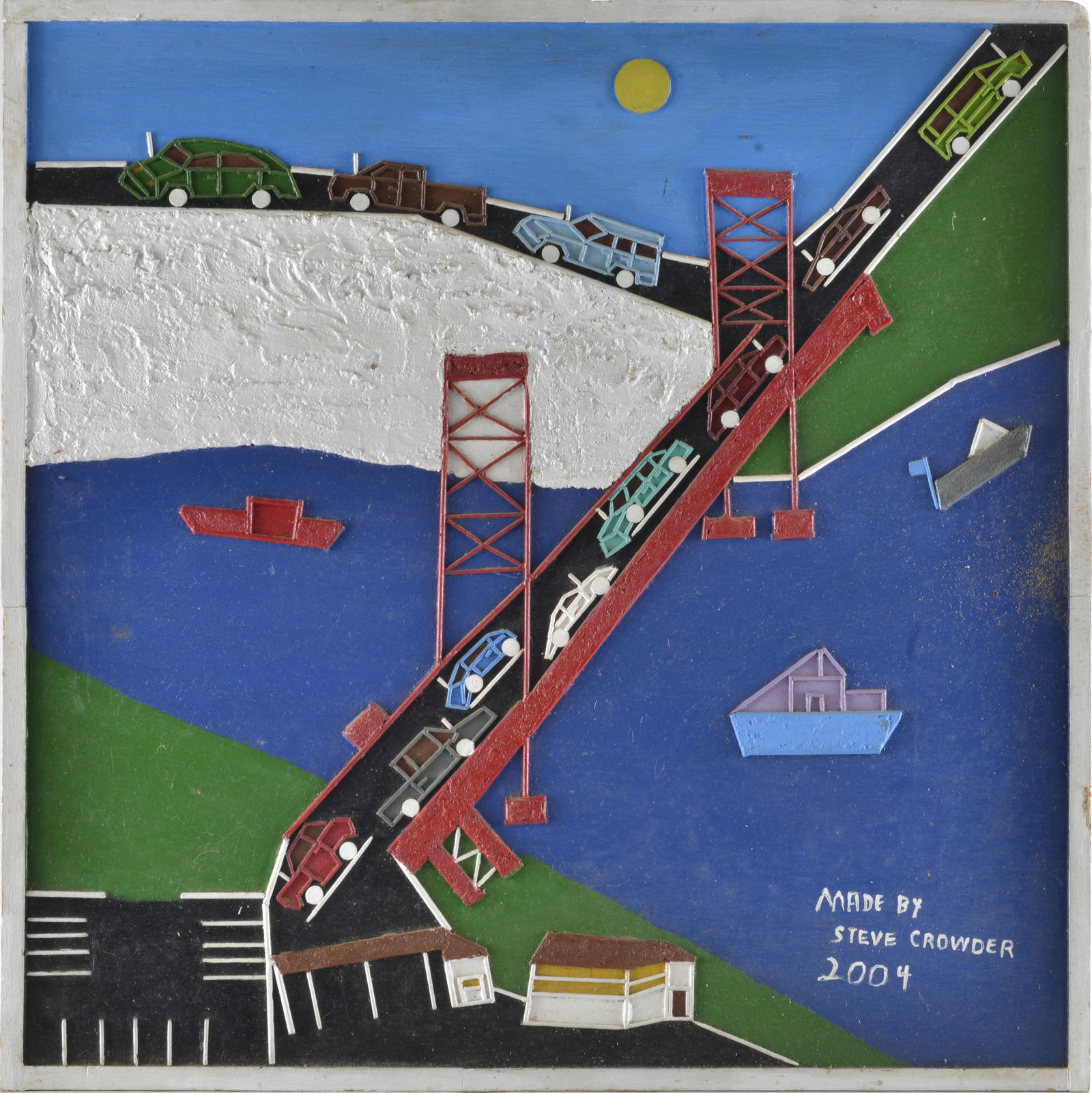 Steve Crowder Folk Art Collage (1 of 1)