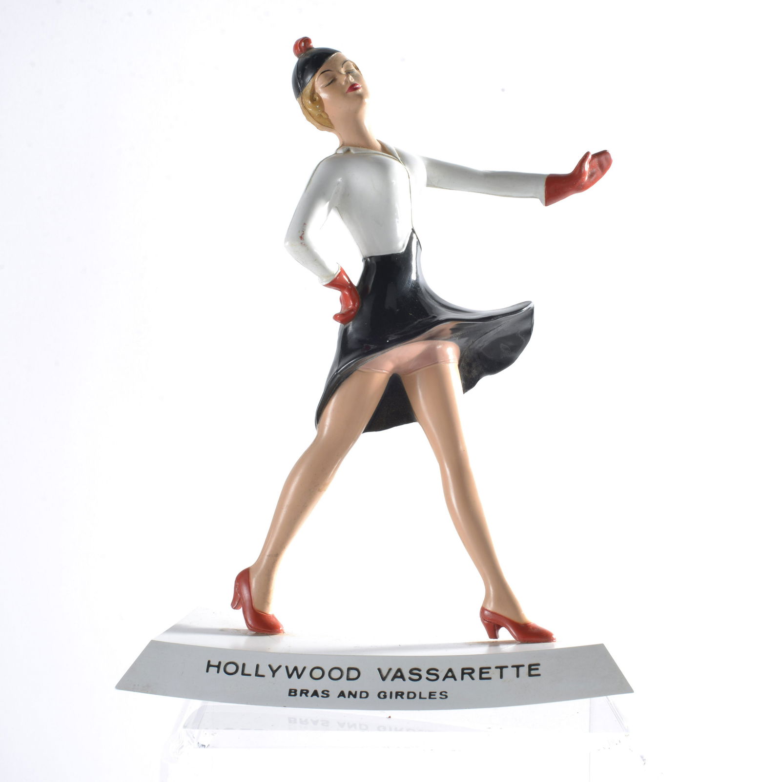 Art Deco Desk Top Sign Hollywood Vassarette (1 of 3)