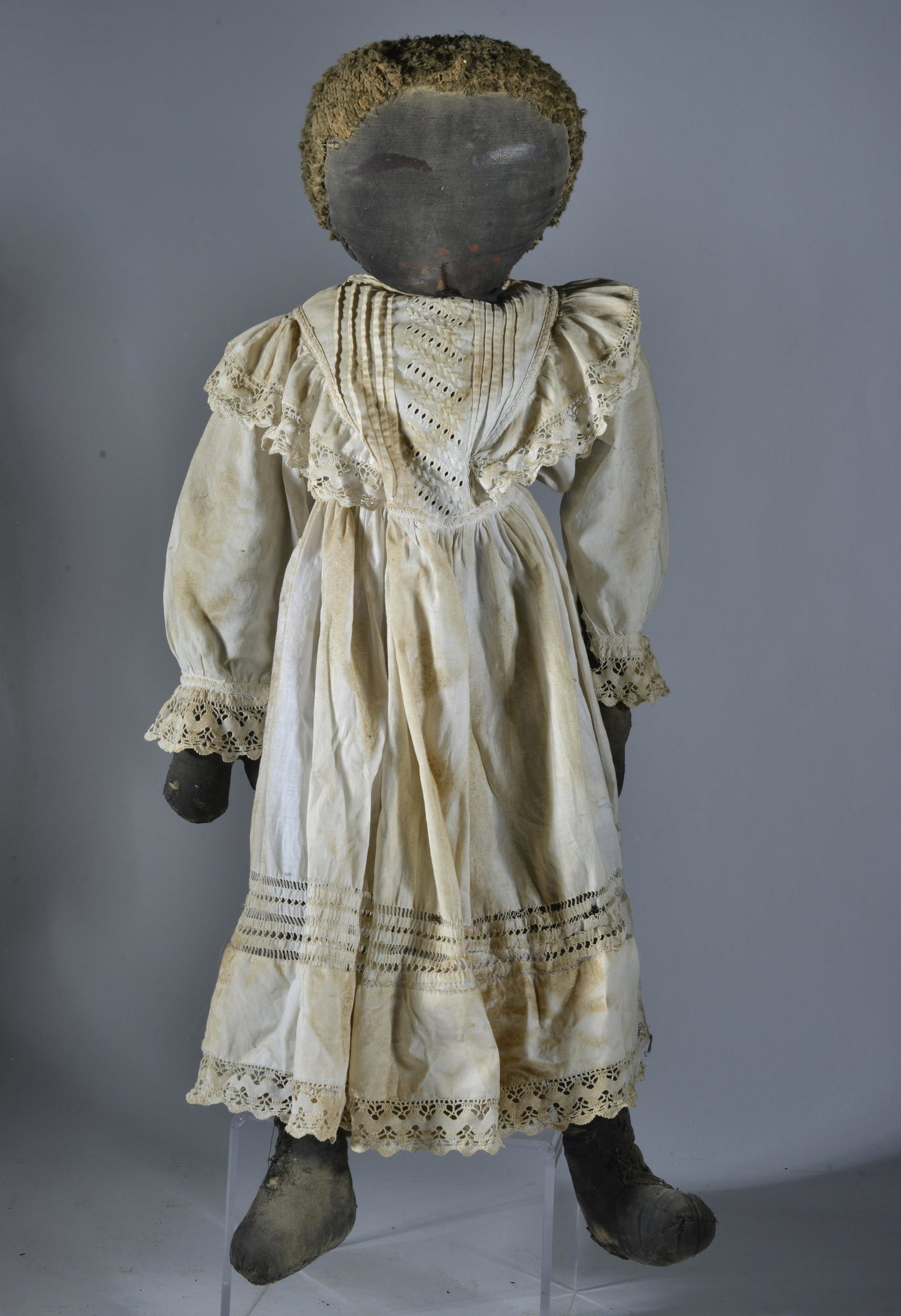 Black American Folk Art Doll (1 of 7)