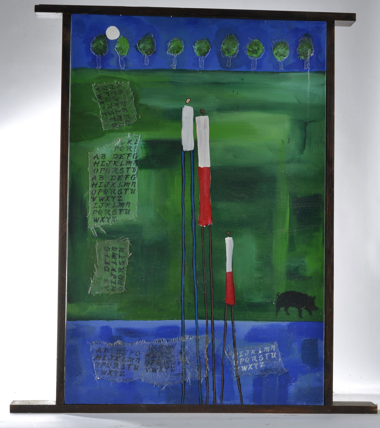 Bob Hart Folk Art Painting (1 of 2)