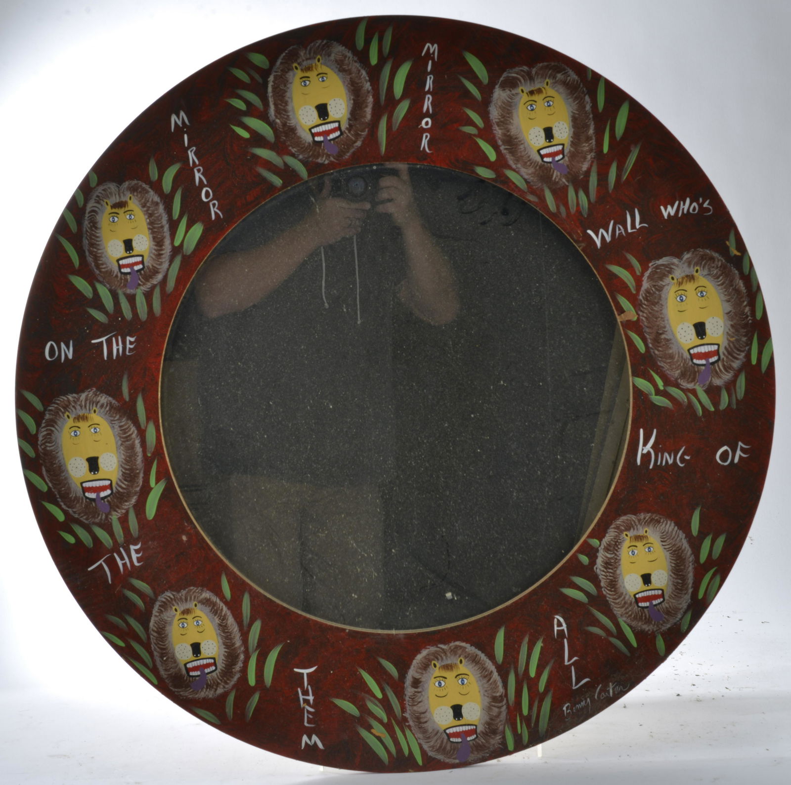 Benny Carter Folk Art Mirror (1 of 5)