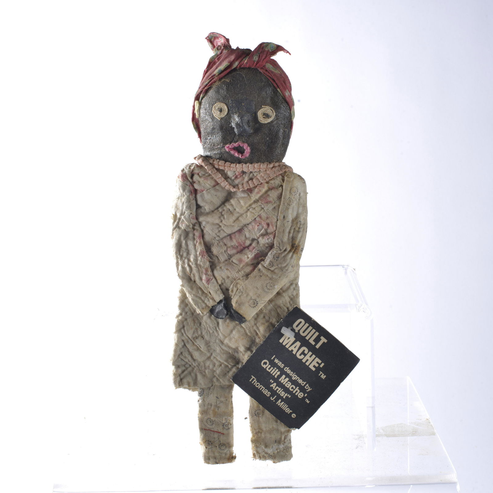 Thomas J Miller Quilt Mache Doll (1 of 2)