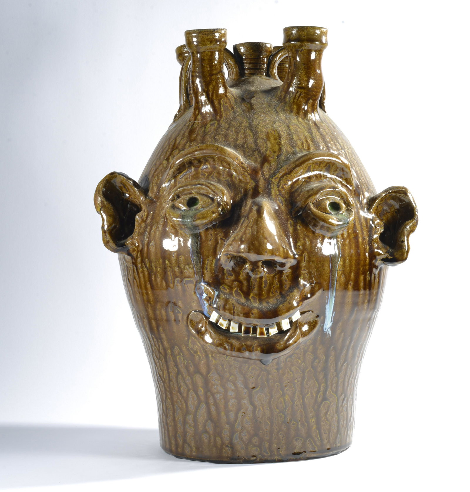 Marvin Bailey (b. 1960) candelabra face jug (1 of 6)