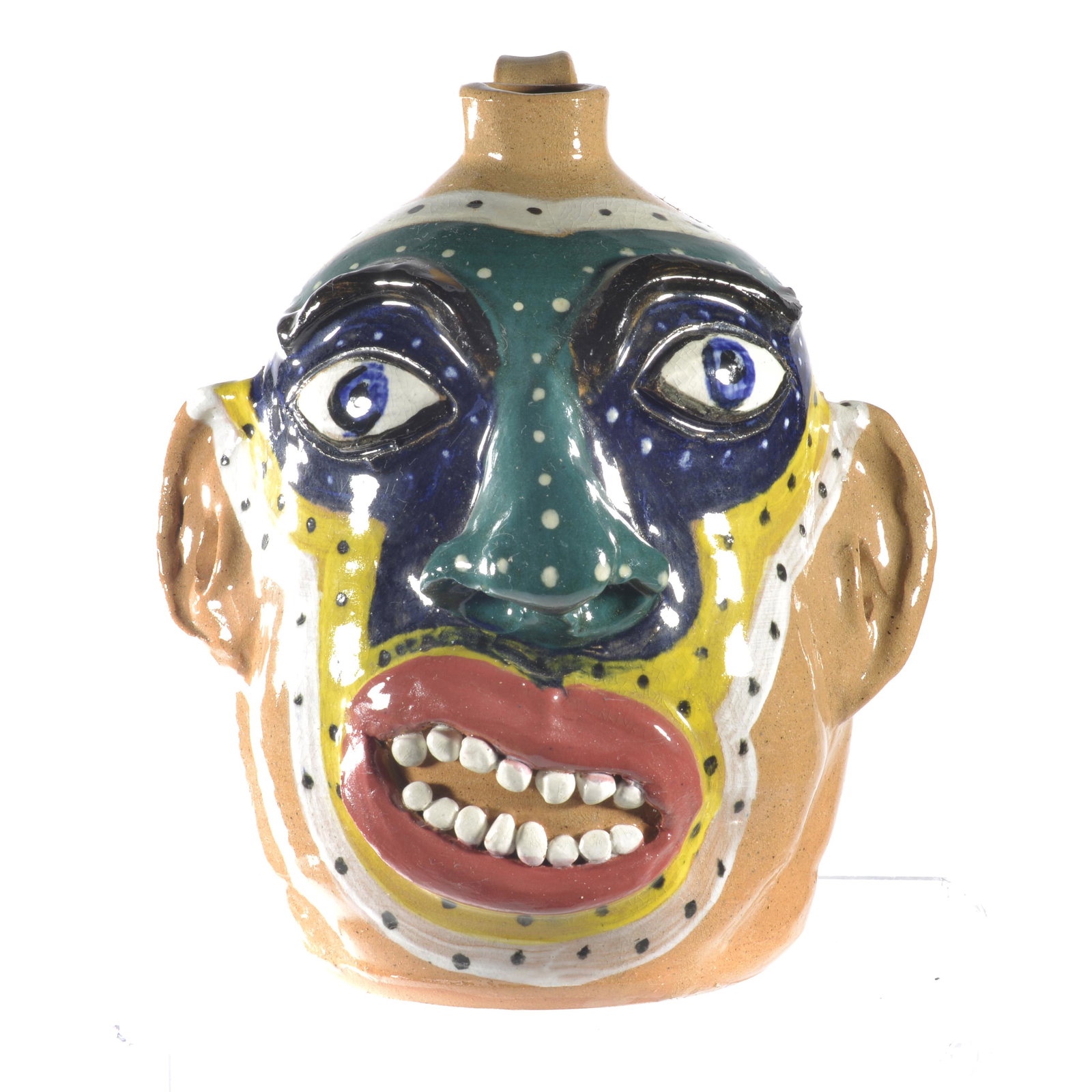 Albert Hodge Decorated Face Jug (1 of 4)