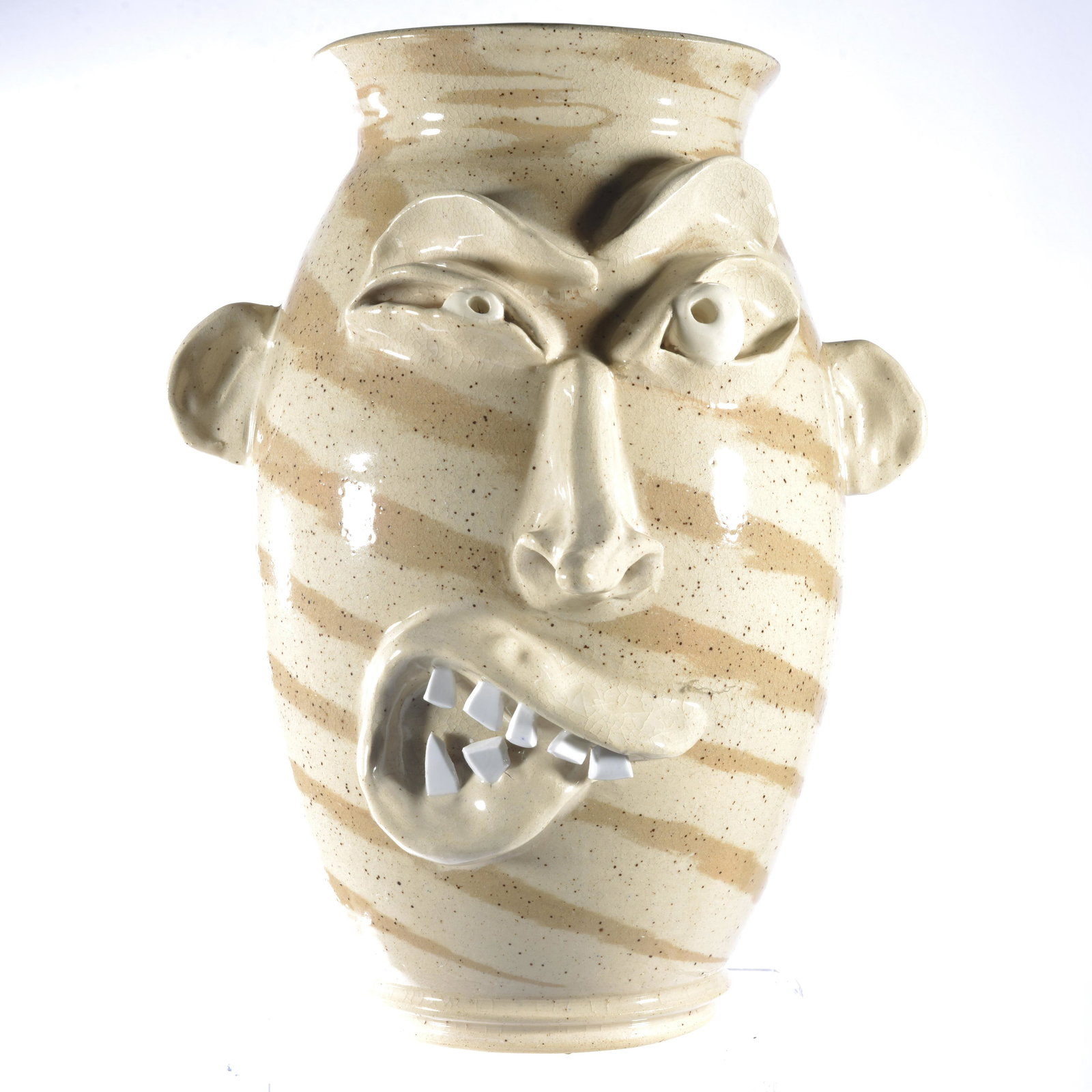 John Sanders Swirl Face Vase (1 of 4)