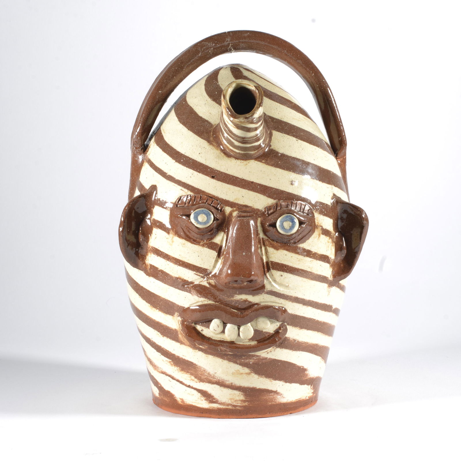 Albert Hodge Swirl Face Monkey Jug (1 of 4)