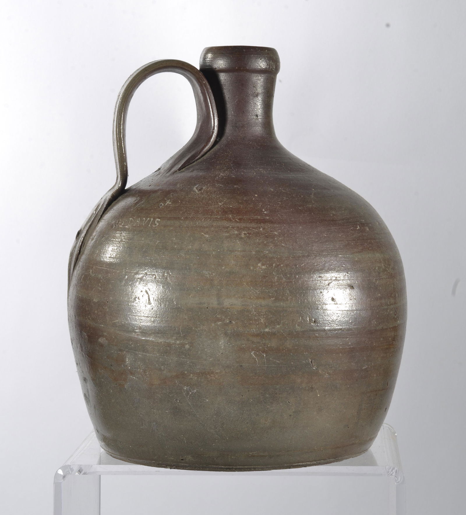W Davis signed Salt Glaze jug (1 of 6)