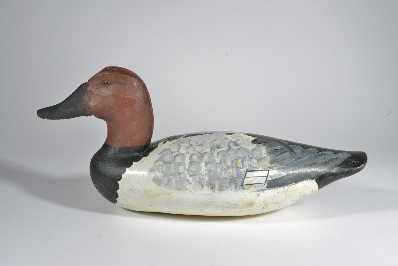 Waterfield Family Decoy: carved wood and paint. Virginia Beach, VA