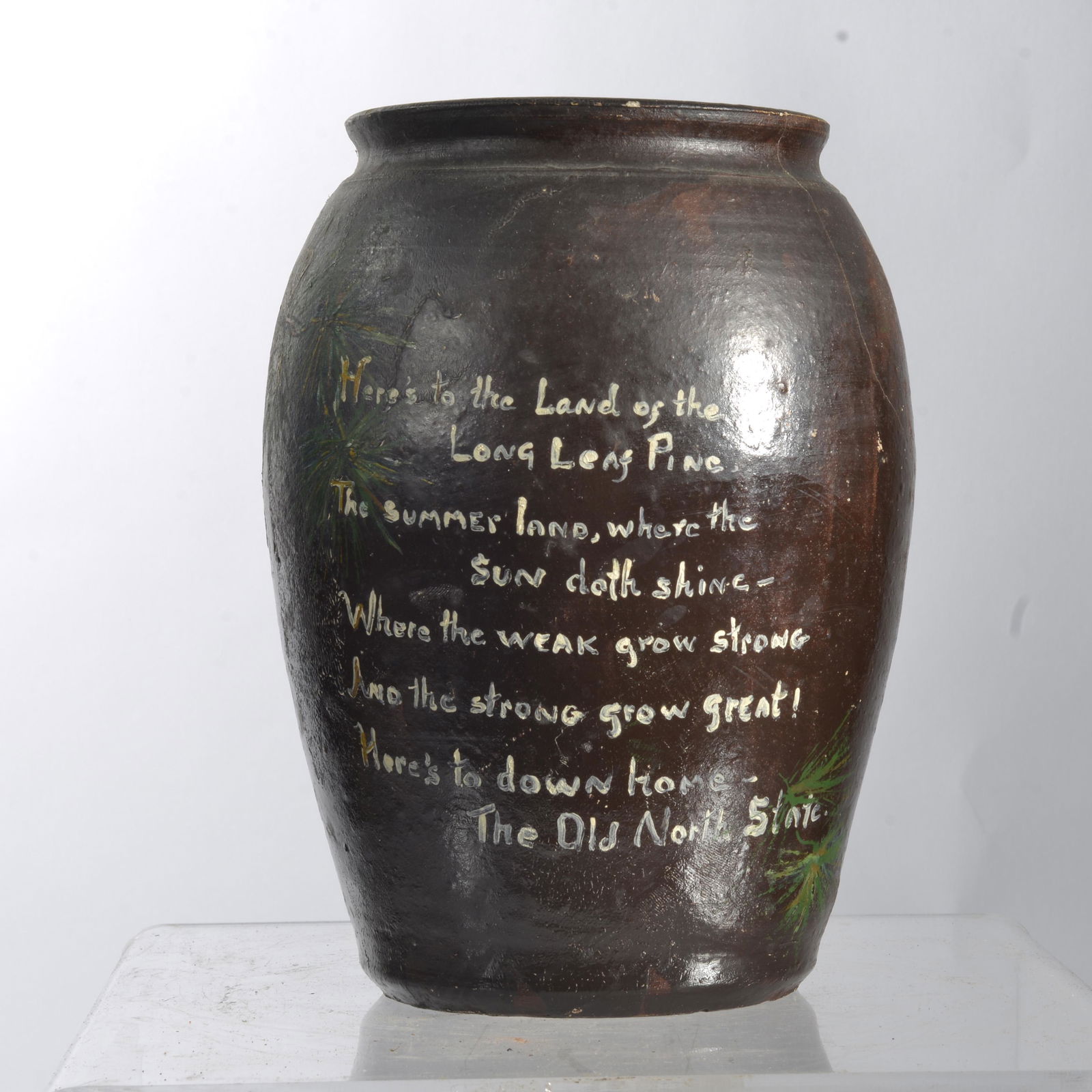 SIGNED LOG CABIN JAR (1 of 4)