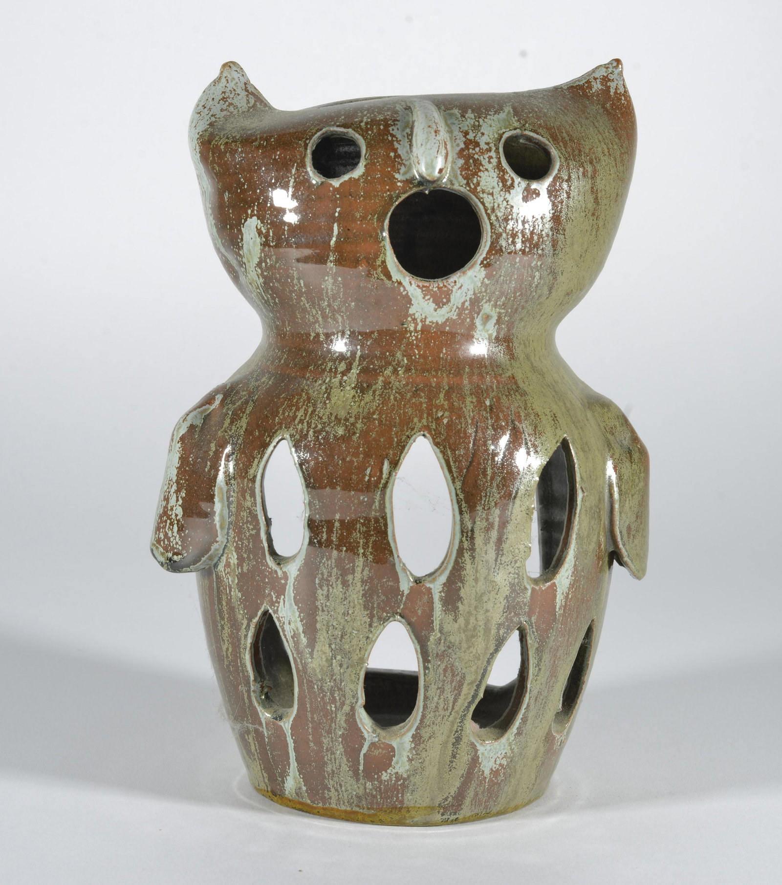 AR Cole Pottery Owl Candle Lite (1 of 3)