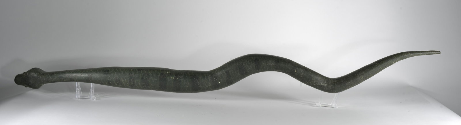 Folk Art Carved and Painted Snake (1 of 6)