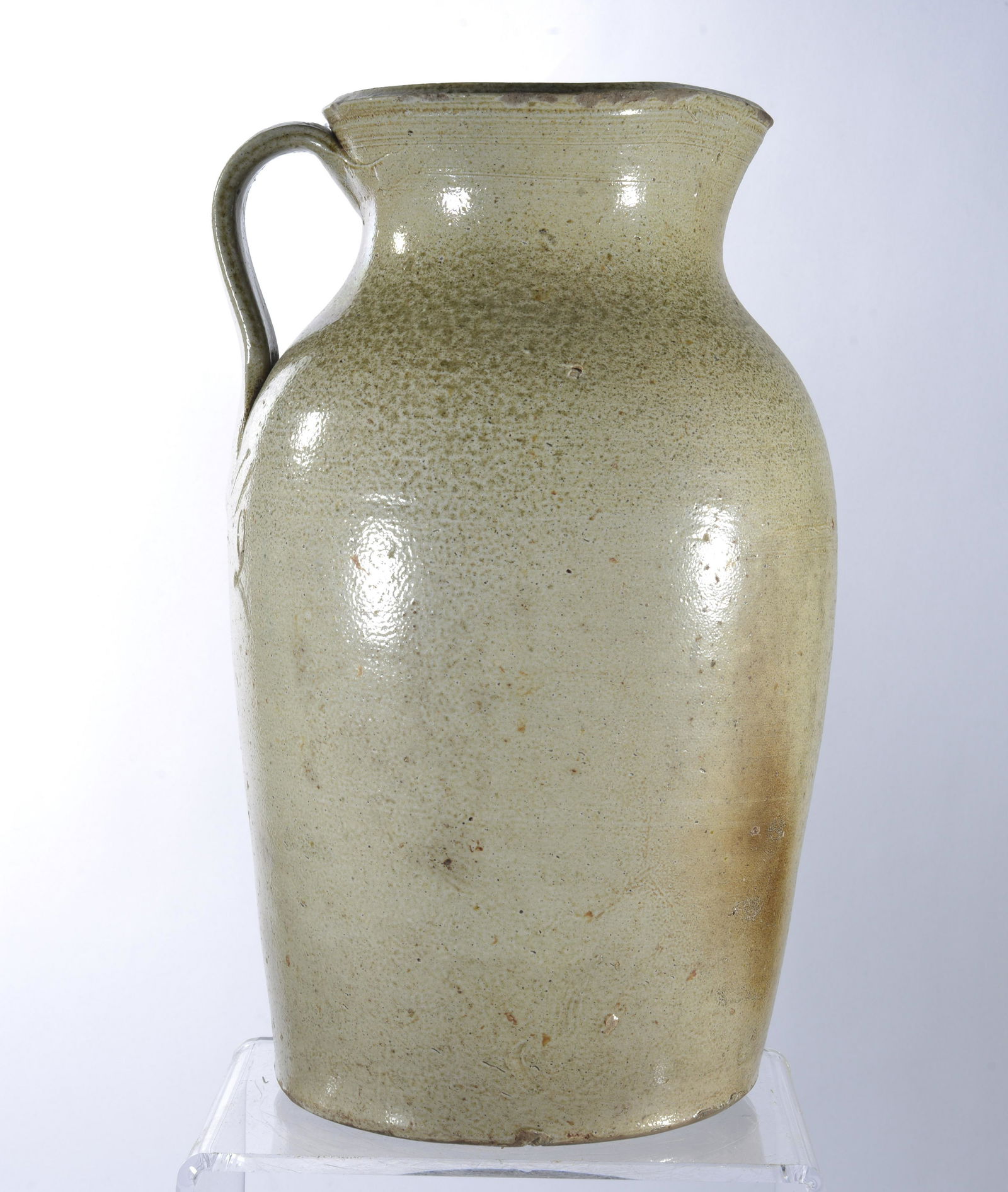 Piedmont North Carolina Salt Glaze Pitcher ca. 1860 (1 of 4)