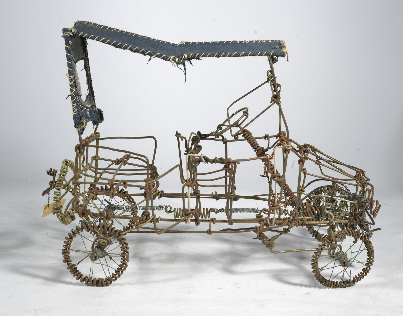 Folk Art Wire Car Sculpture (1 of 4)