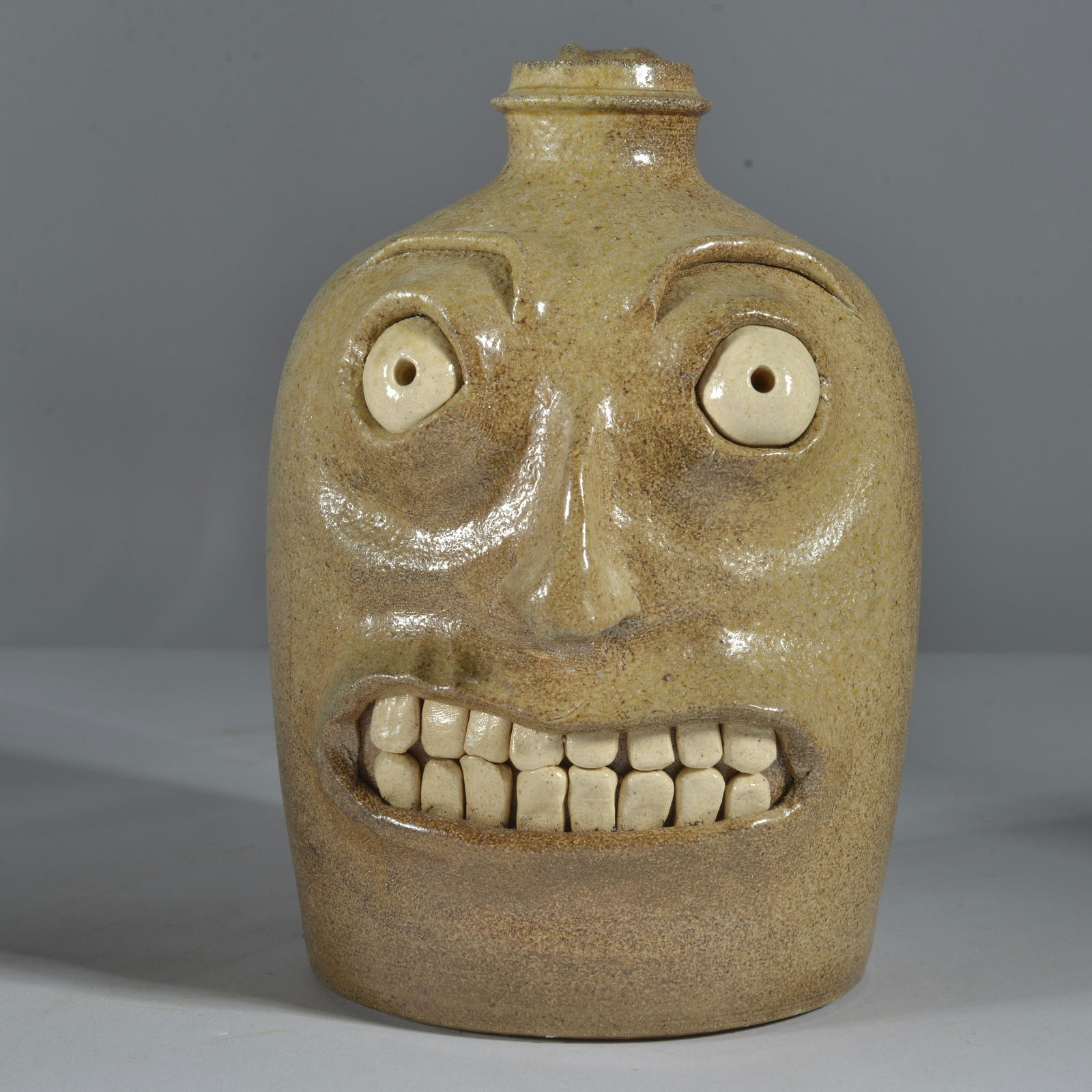 Jason Luck Salt Glaze Face Jug (1 of 5)
