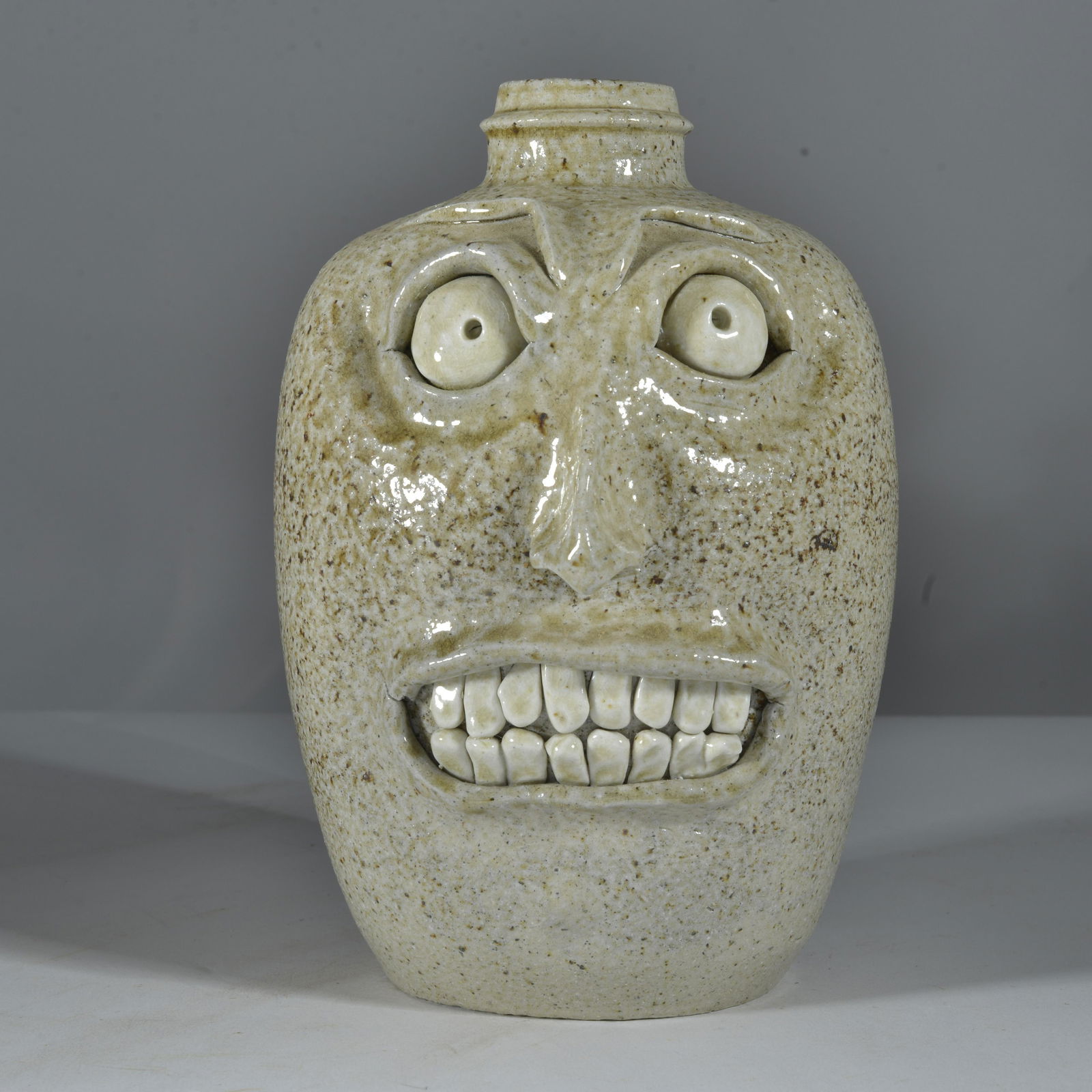 Jason Luck Salt Glaze Face Jug (1 of 4)