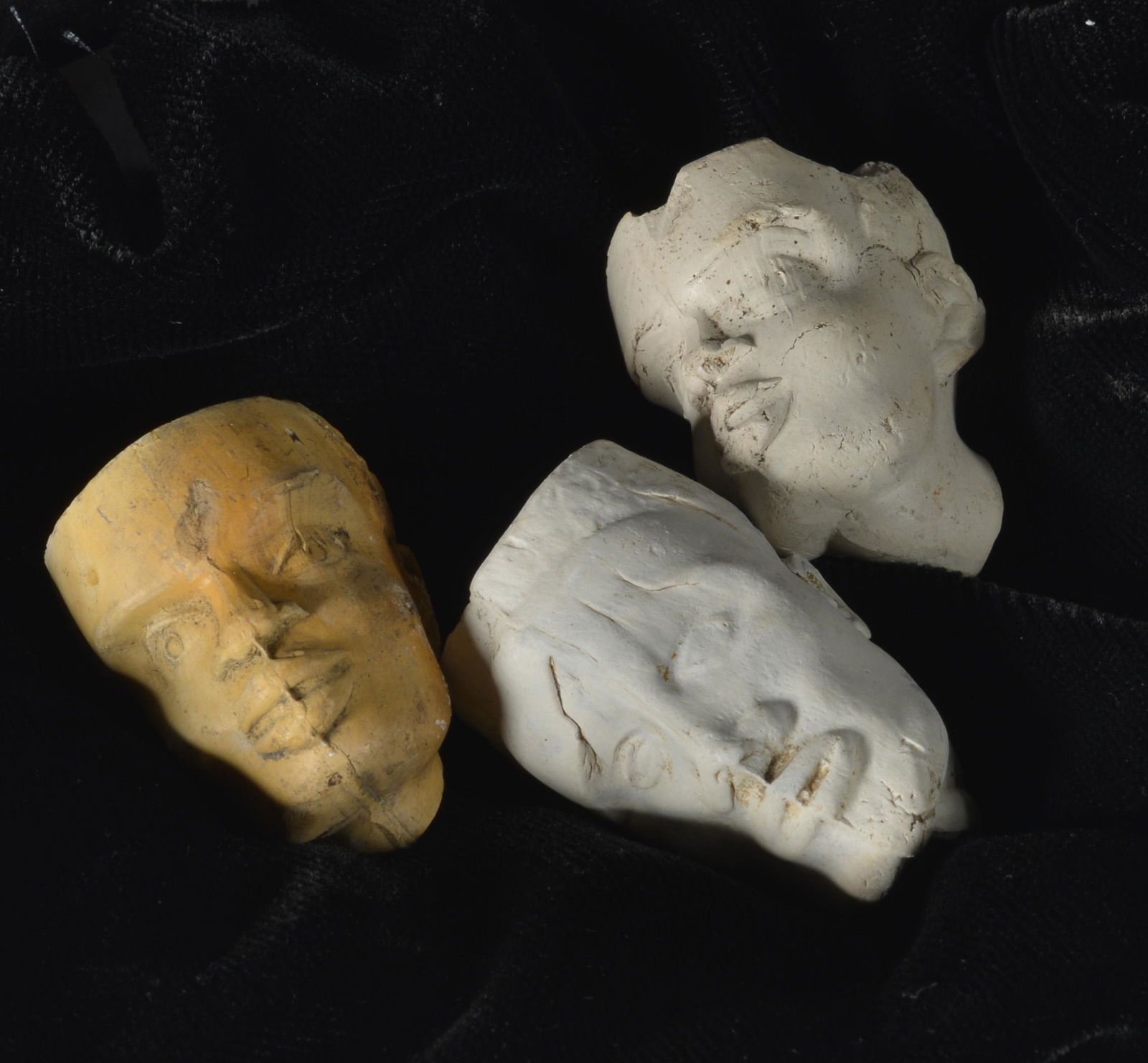 Antique Face Pipe Stems (1 of 3)