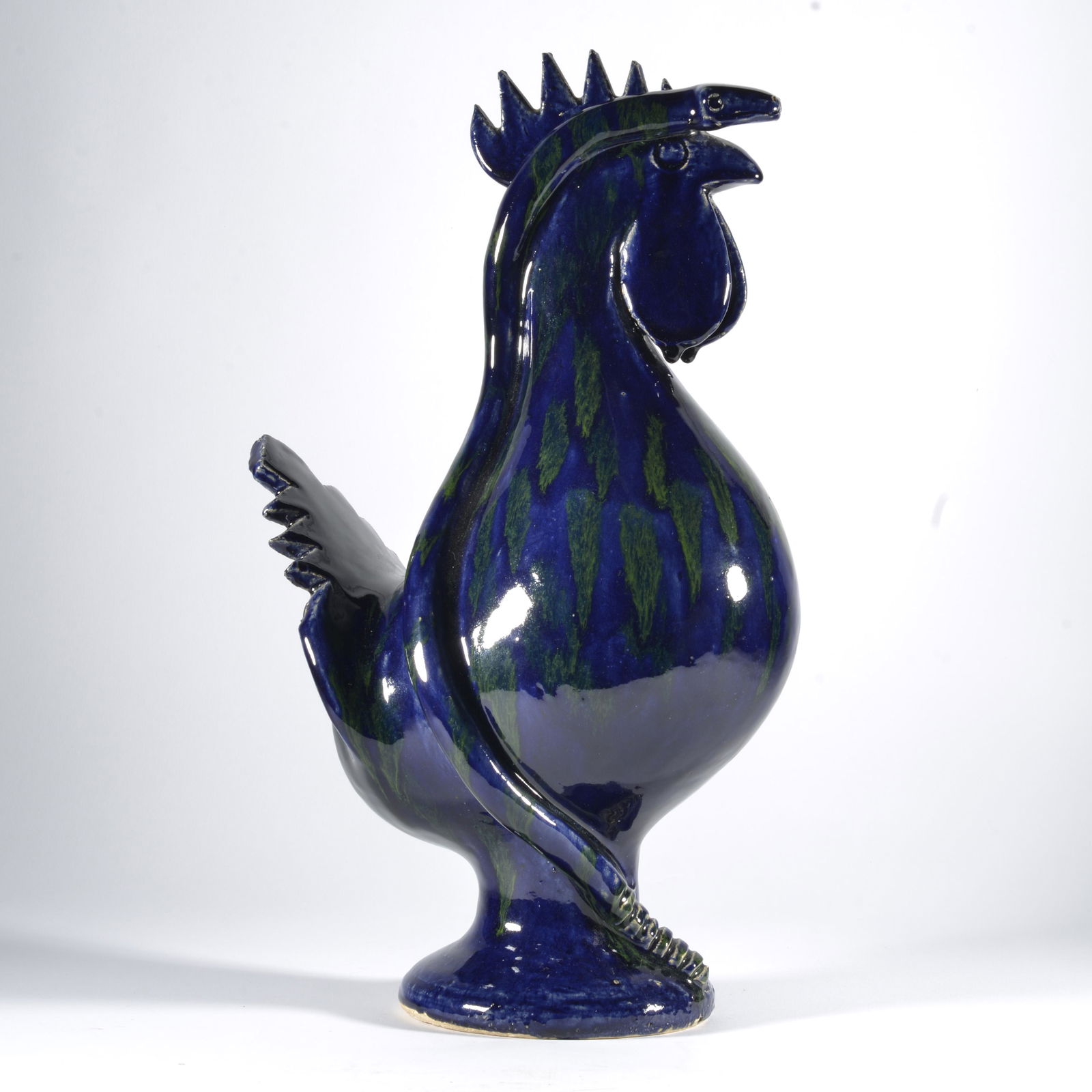 Edwin Meaders Rooster with Snake (1 of 5)
