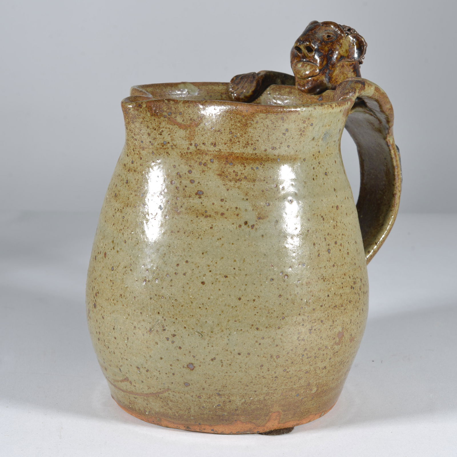 Wilford Dean Pottery Figural Pitcher (1 of 6)