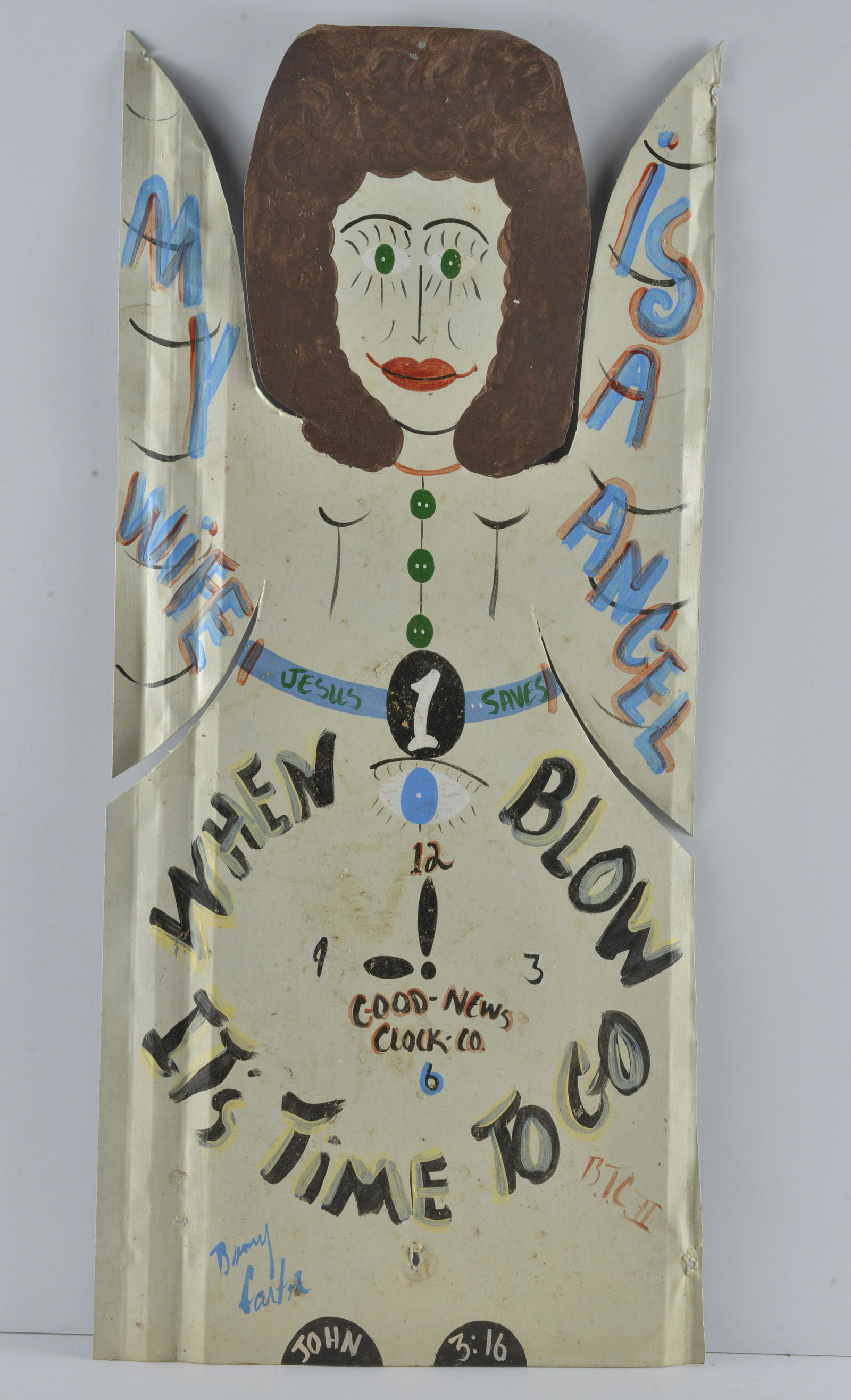 Benny Carter Tin Cut Out Angel (1 of 2)