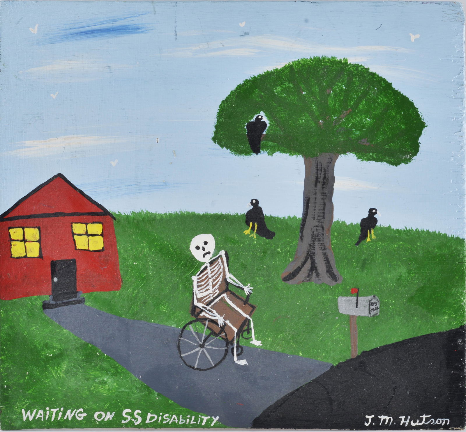 Mike Hutson Folk Art Painting (1 of 4)