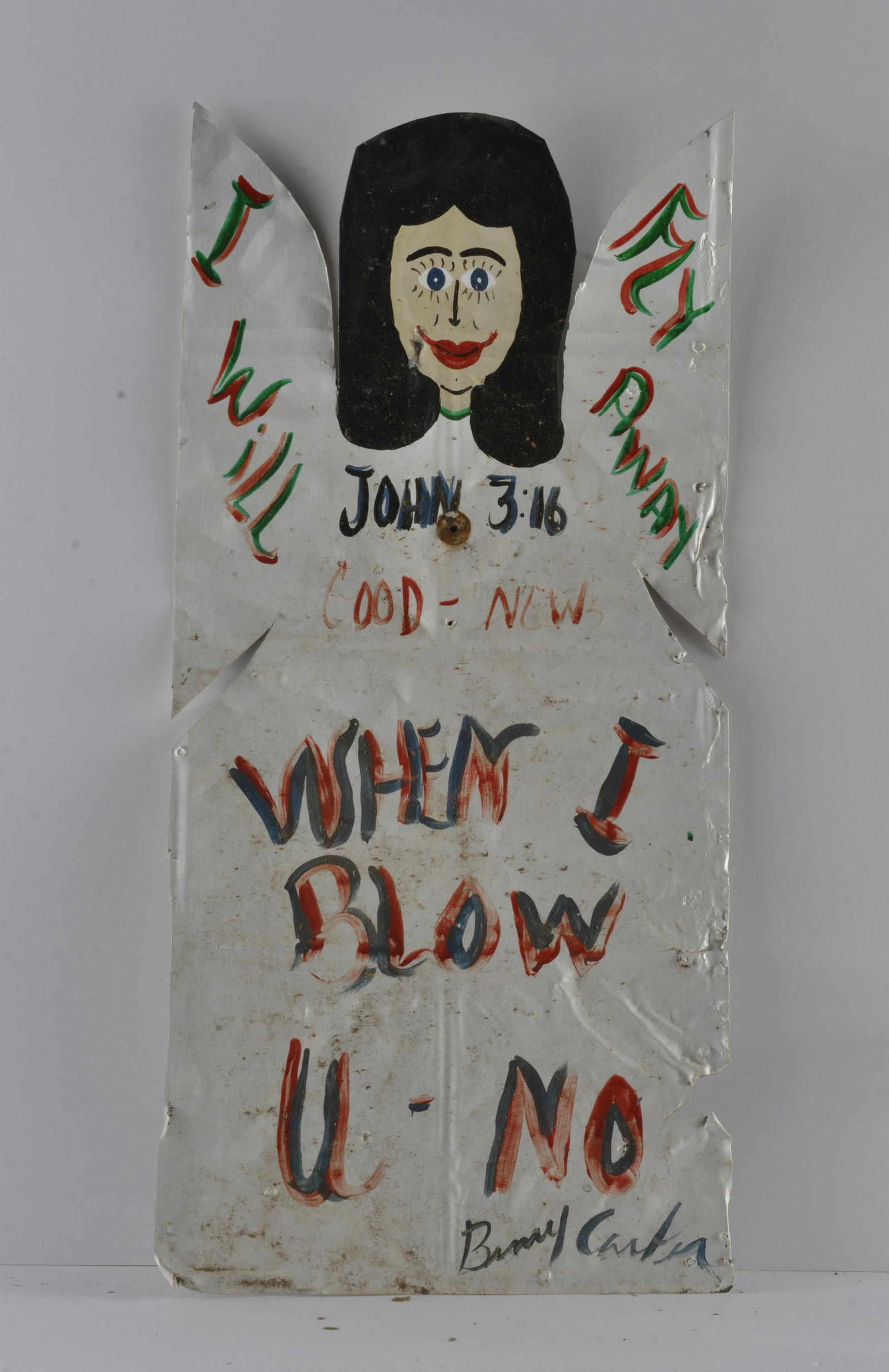 Benny Carter (1943 - 2014) tin angel (1 of 2)