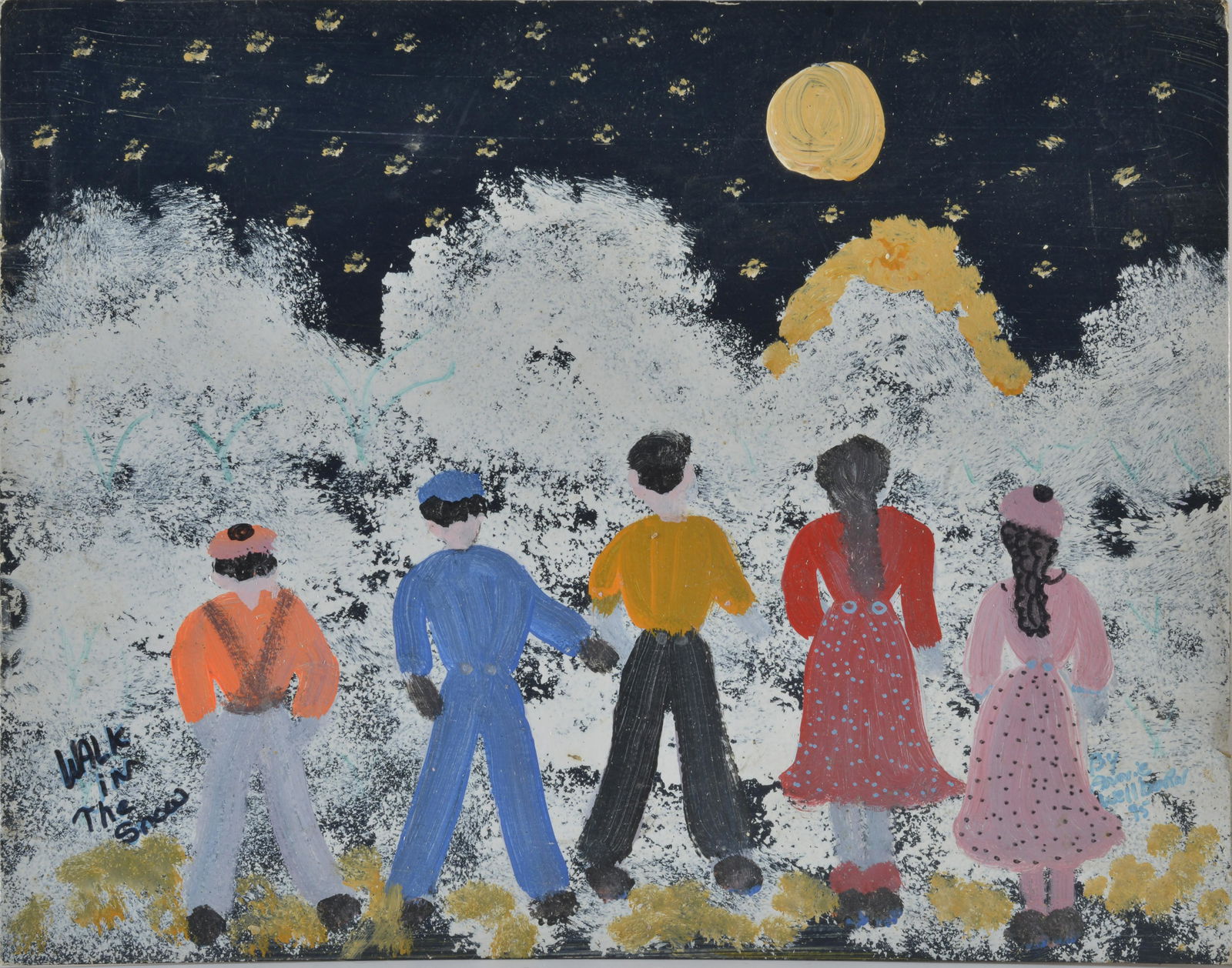 Annie Welborn Folk Art Painting (1 of 2)