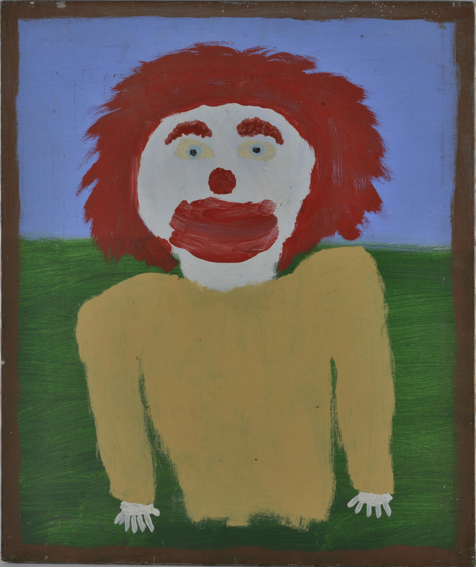 Jake McCord Folk Art Painting (0187) on Dec 16, 2022 Ledbetter Folk