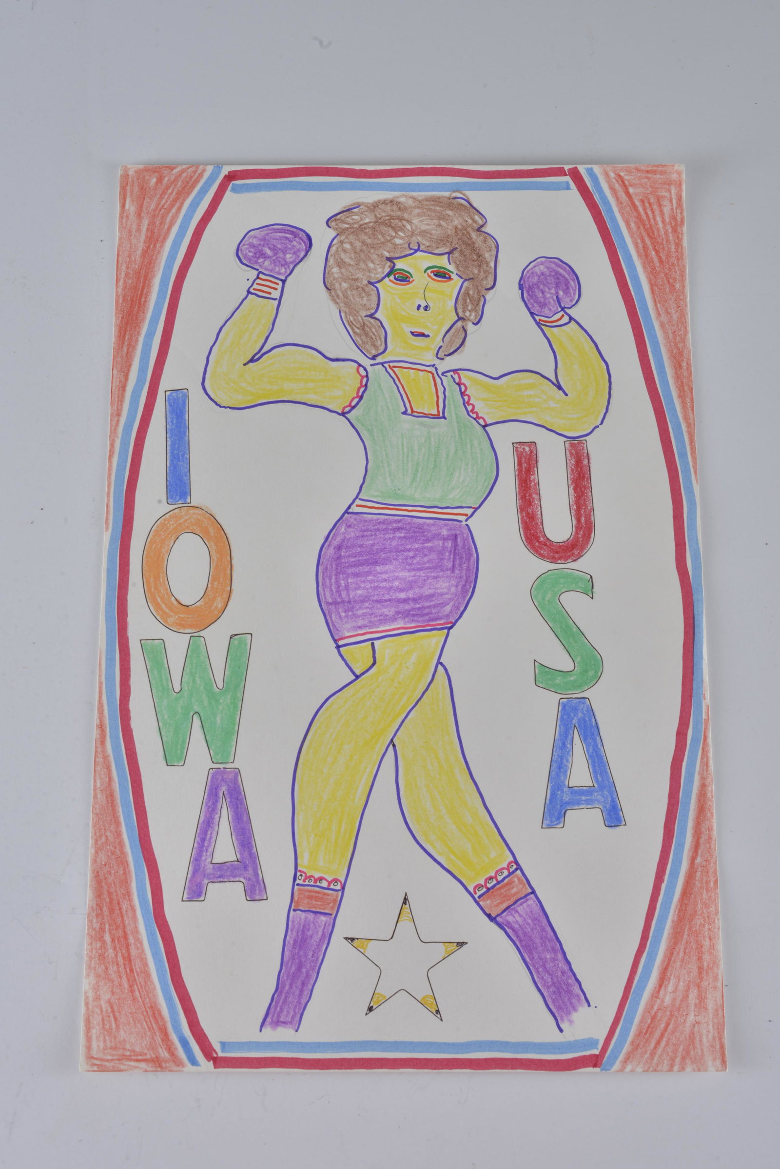 Lewis Smith Folk Art Drawing (1 of 3)