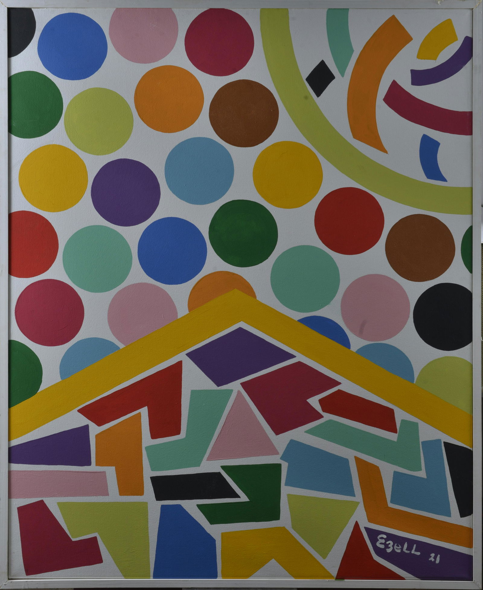 Sam Ezell Painting on Canvas (1 of 2)