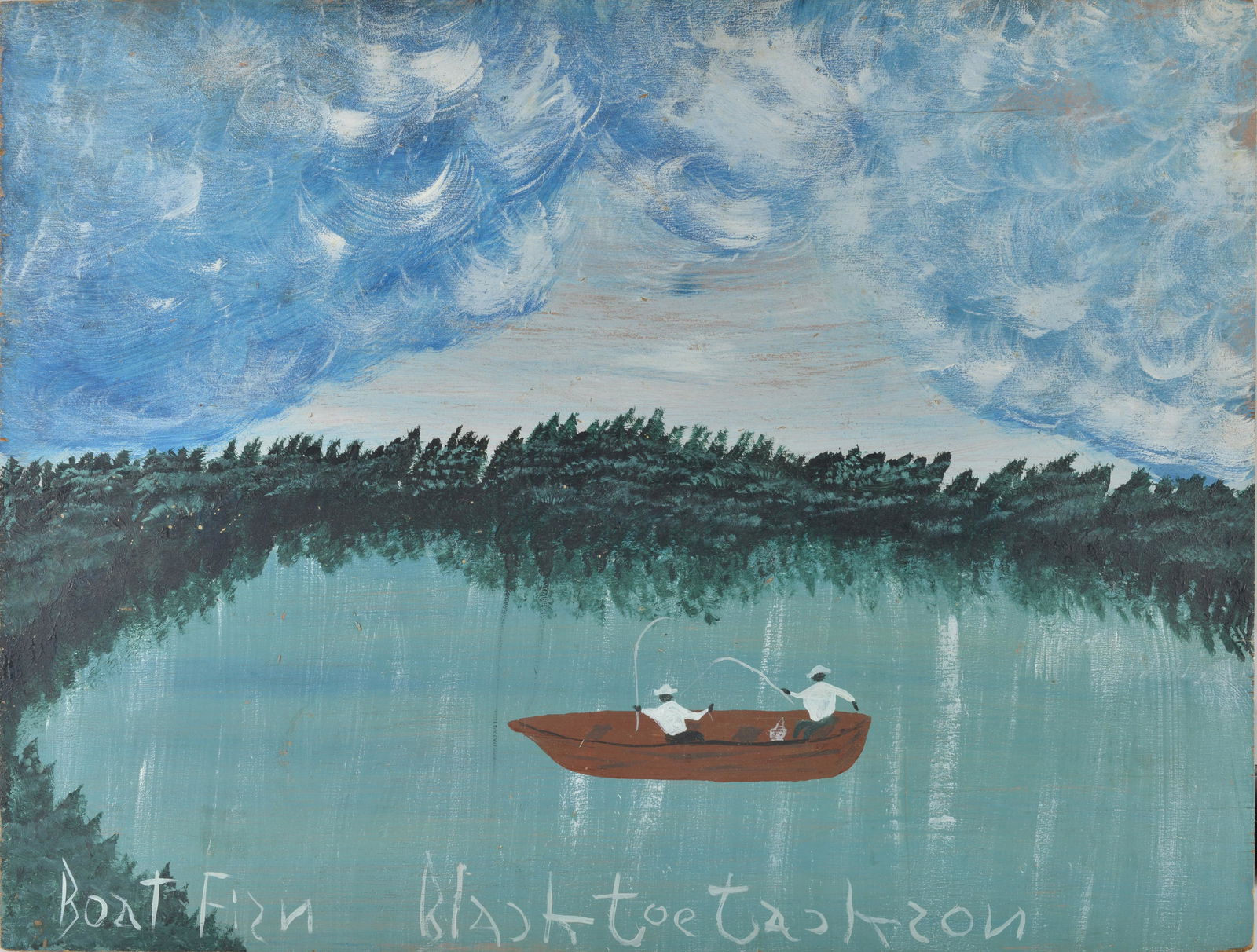 Black Joe Jackson Painting (1 of 3)