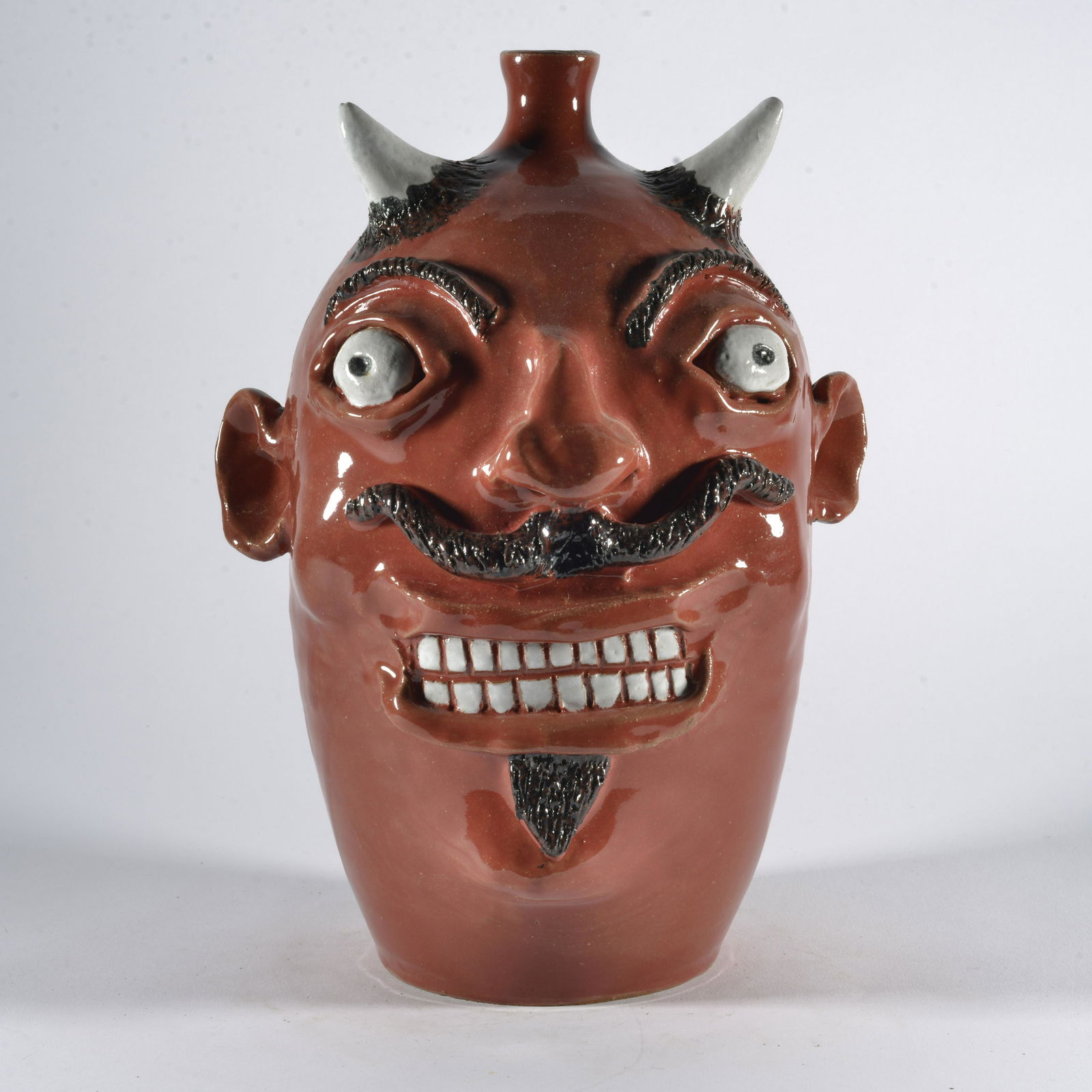 RARE Marvin Bailey Devil Face Jug (1 of 5)