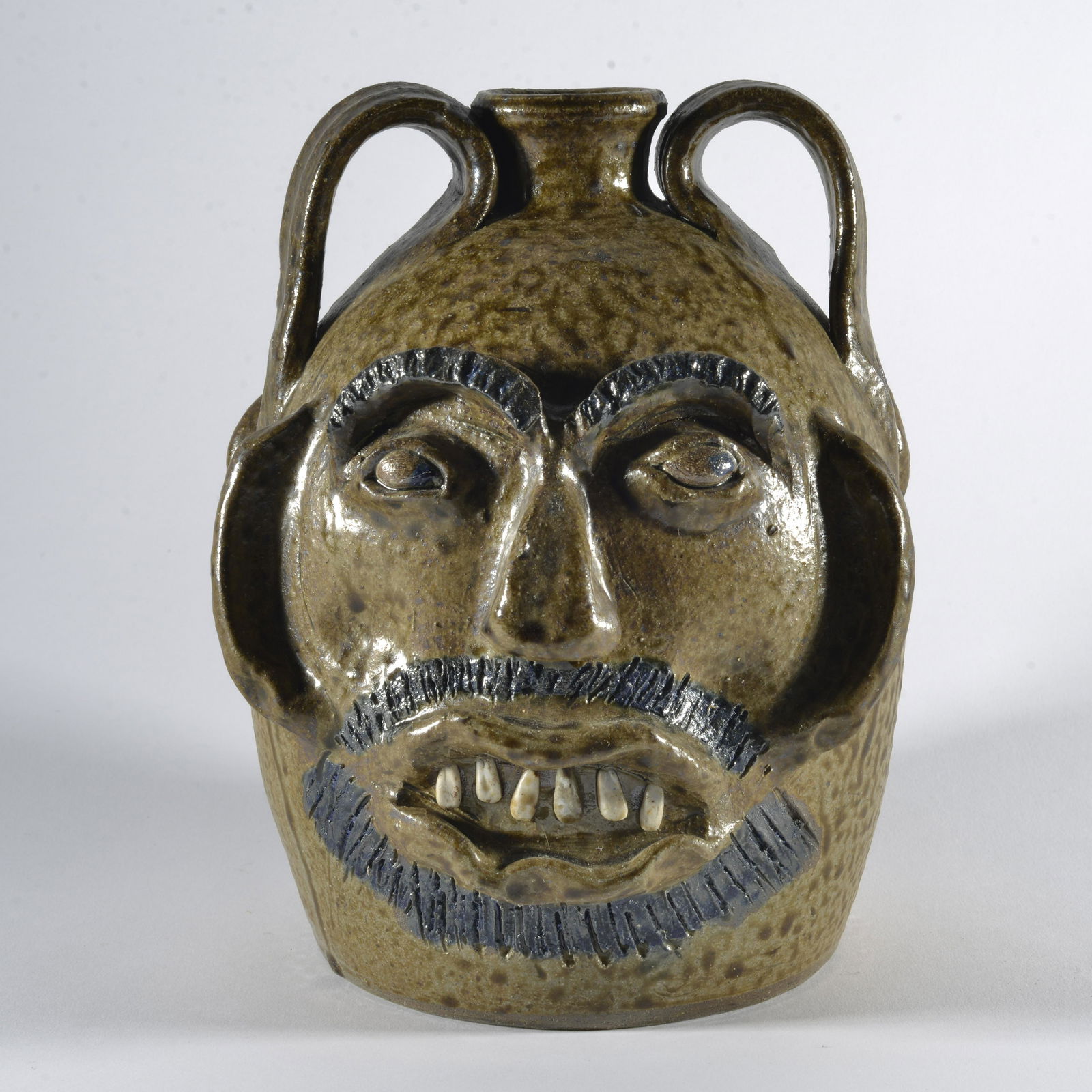 Billy Ray Hussey and Charles Lisk Double Face Jug Society Piece (1 of 5)