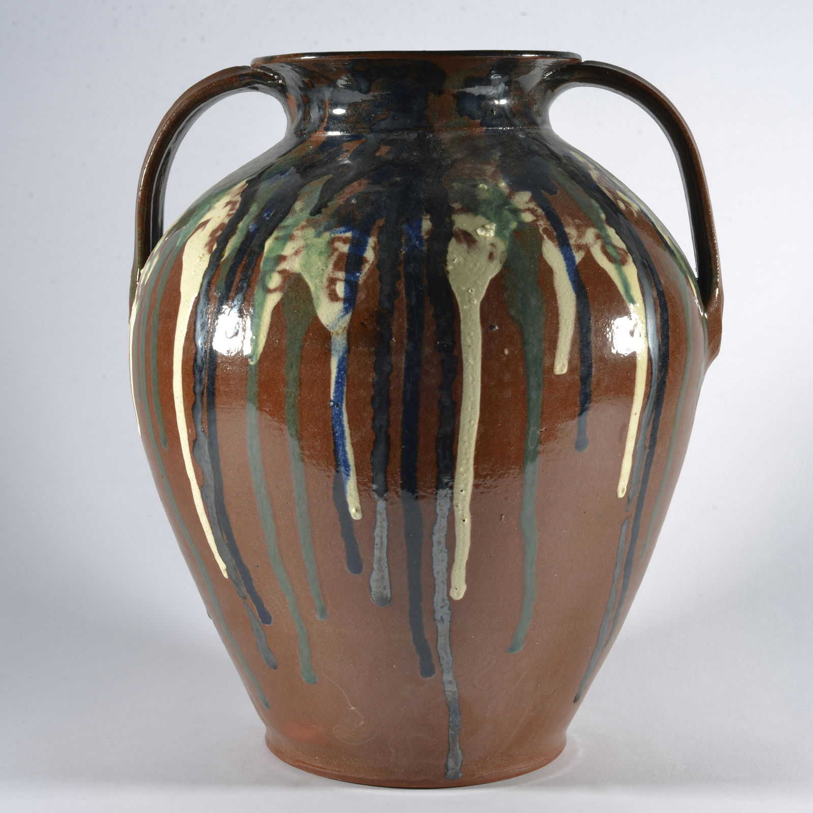 Billy Ray Hussey Multi Glaze Vase (1 of 5)