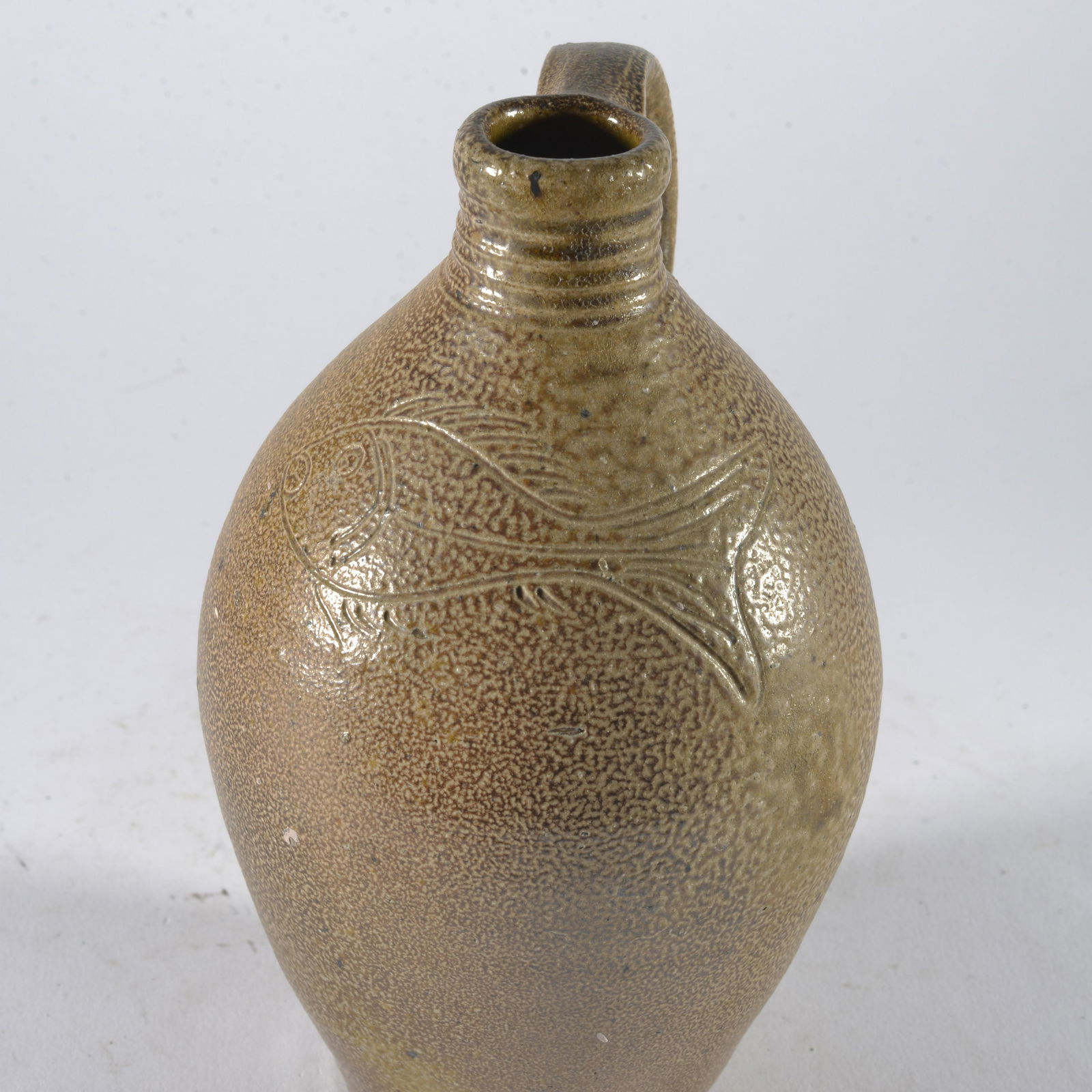 Mark Hewitt Fish Pottery Jug (0140) on Jan 06, 2023 Ledbetter Folk