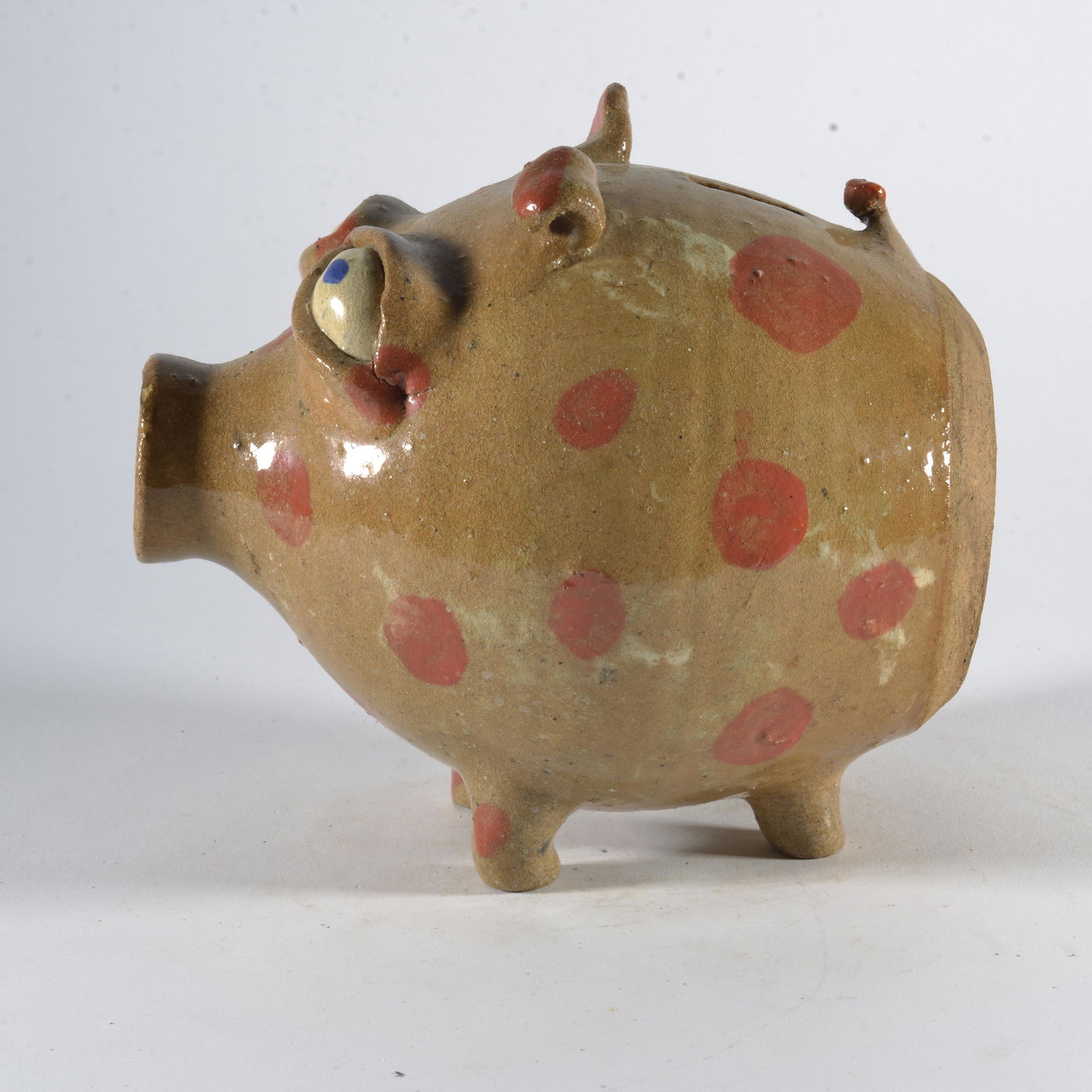 Dwayne Craig Pottery Pig Bank (1 of 4)