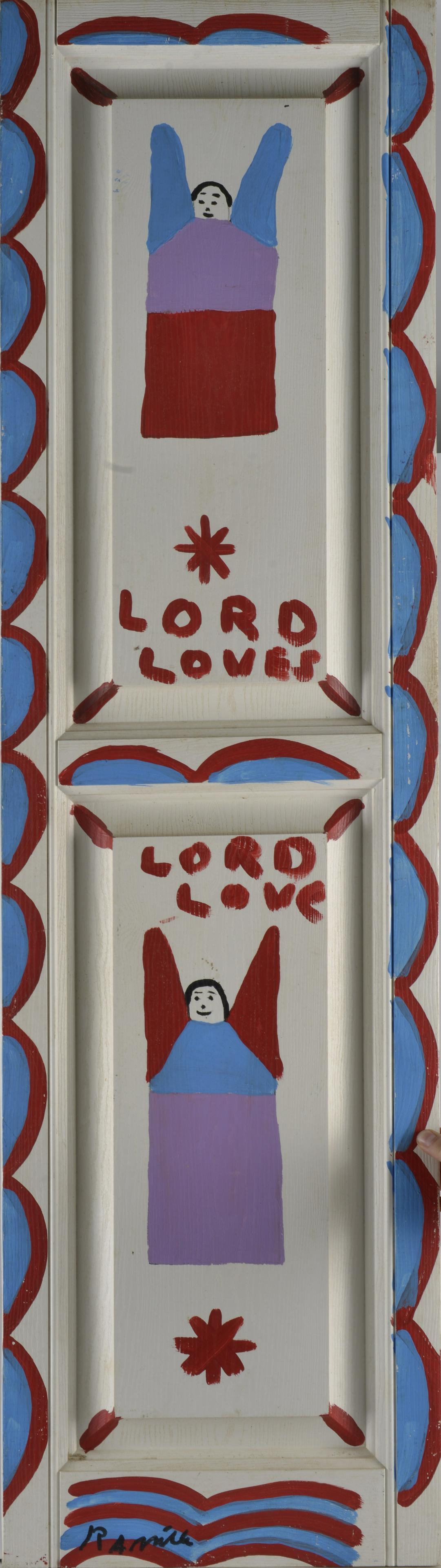 RA Miller (1912 - 2006)  Folk Art Painting (1 of 1)