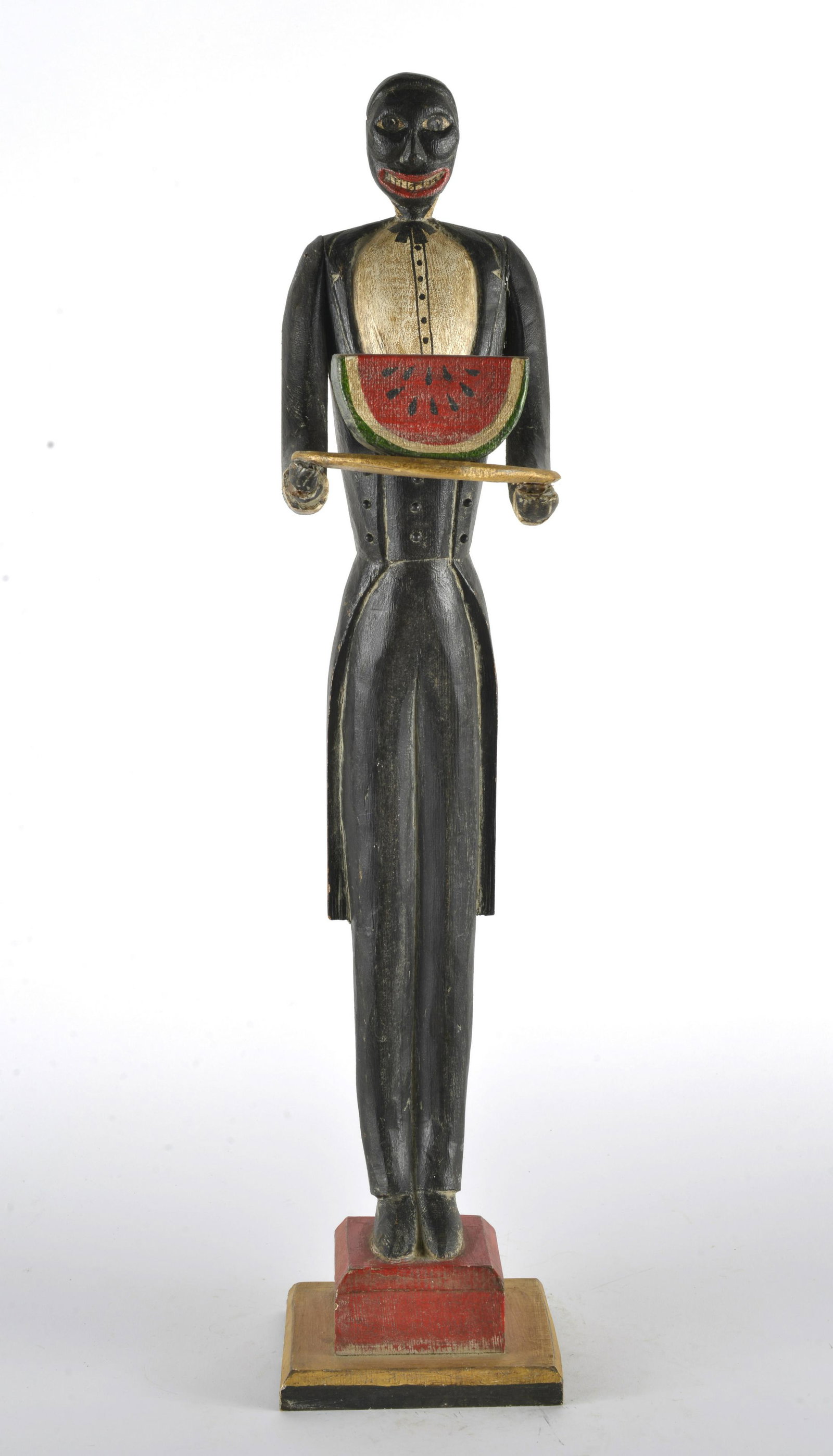 early 20th Century Carved Black Man (1 of 7)