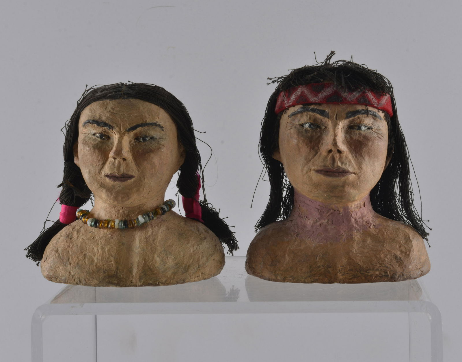 C. Thomas Folk art Heads (1 of 2)