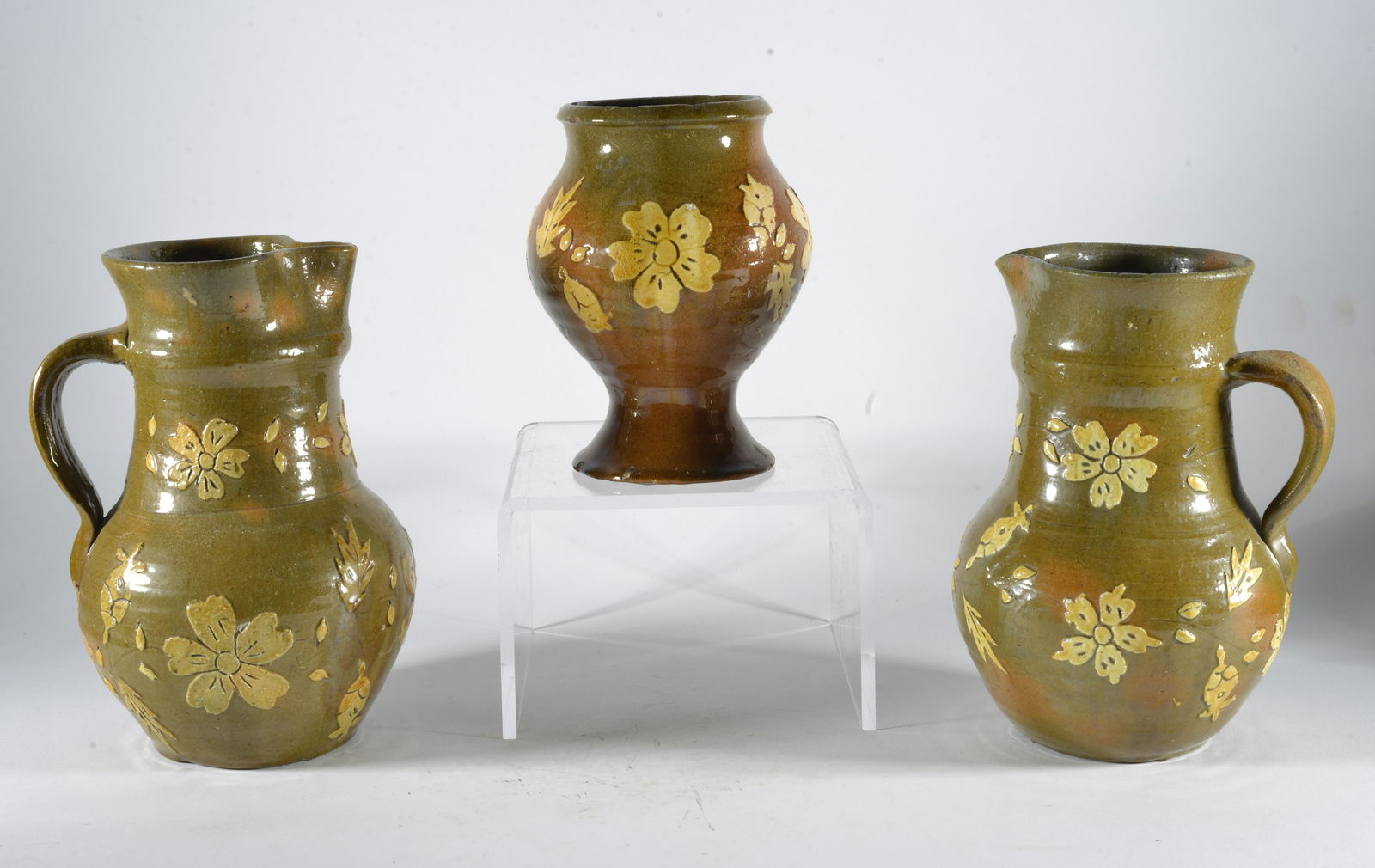 Antique Slip Decorated Pottery (1 of 3)