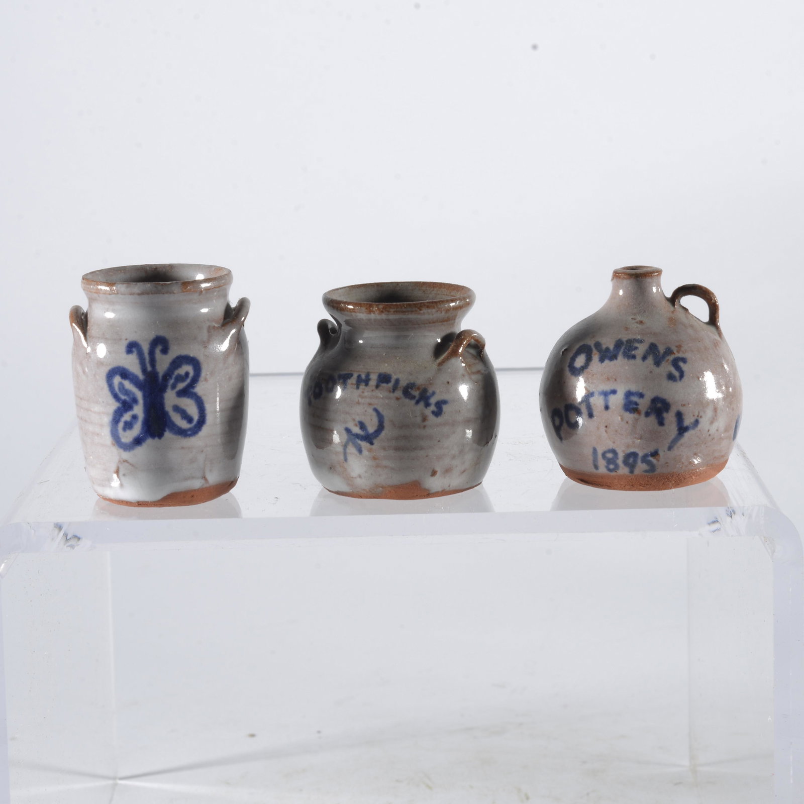 RARE ML OWENS MINIATURE POTTERY (1 of 3)