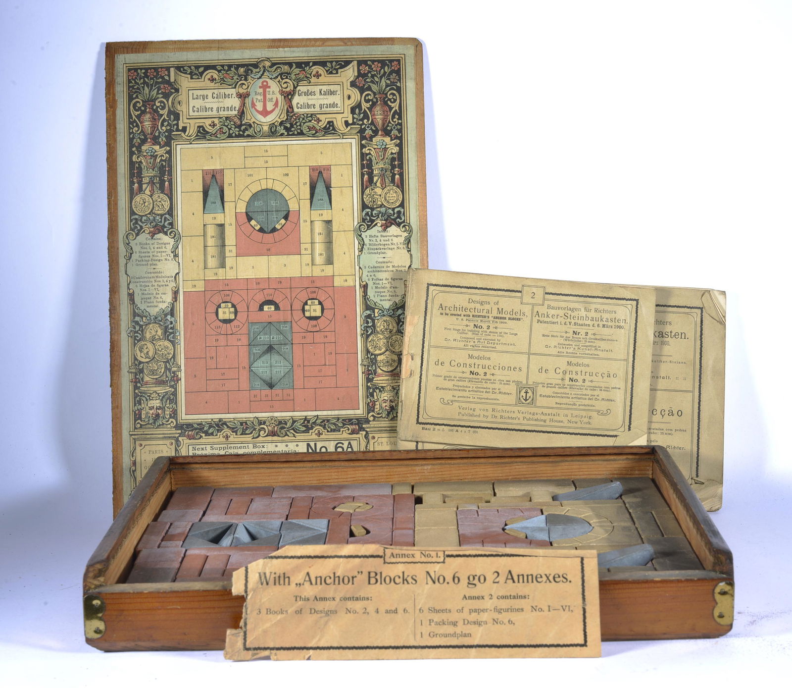 1940'S RICHTER'S ANCHOR BLOCK BUILDING TOYS (1 of 3)