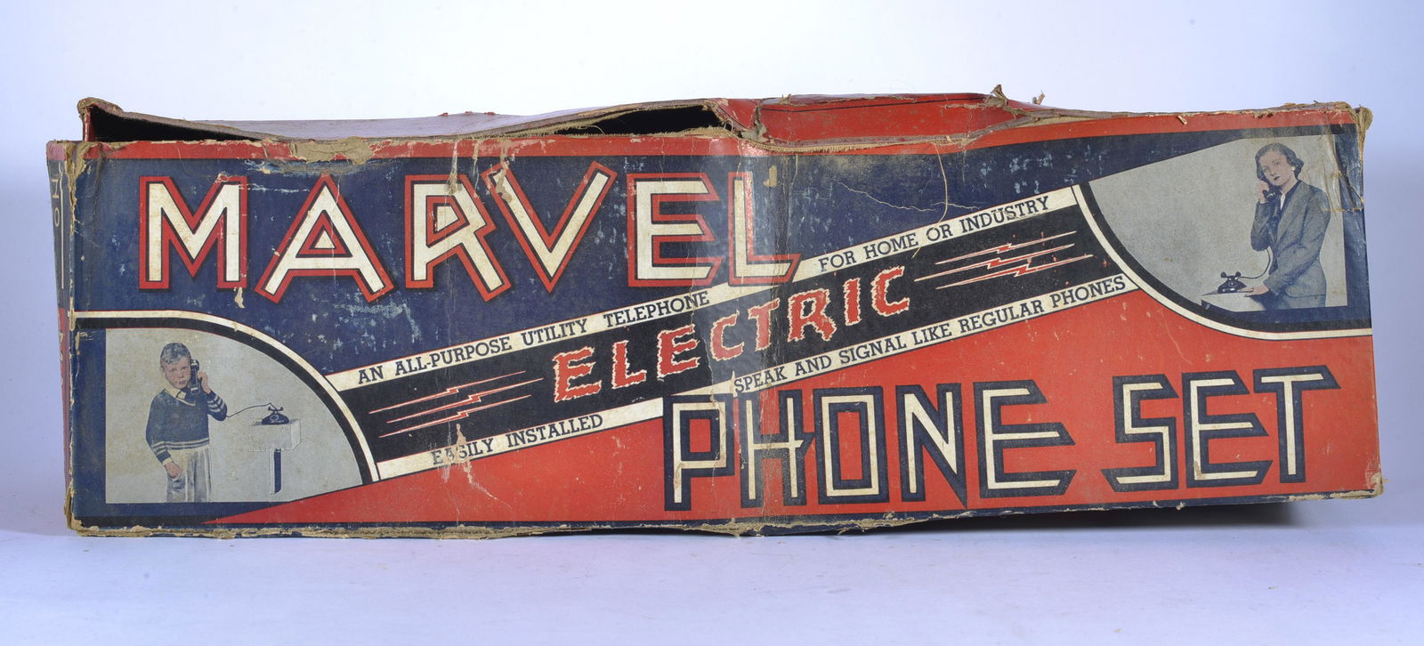 MARVEL ALL PURPOSE UTILITY TELPHONE FOR HOME OR INDUSTRY PHONE SET IN ORIGINAL BOX (1 of 4)