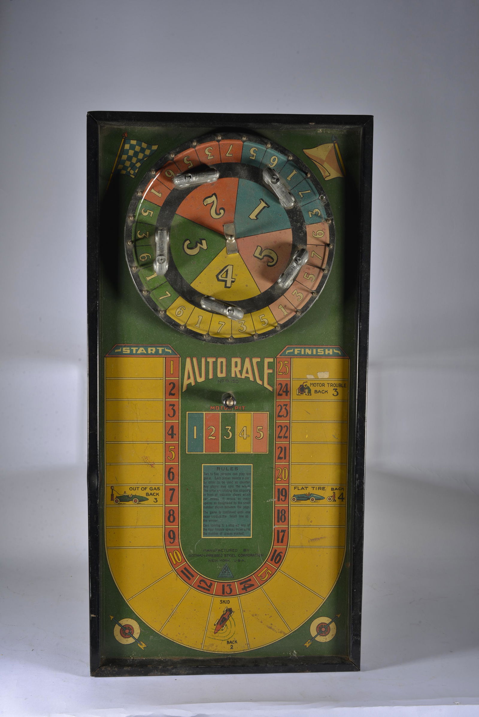 GOTHAM LITTLE GAINT CO. AUTO RACE GAME (1 of 5)